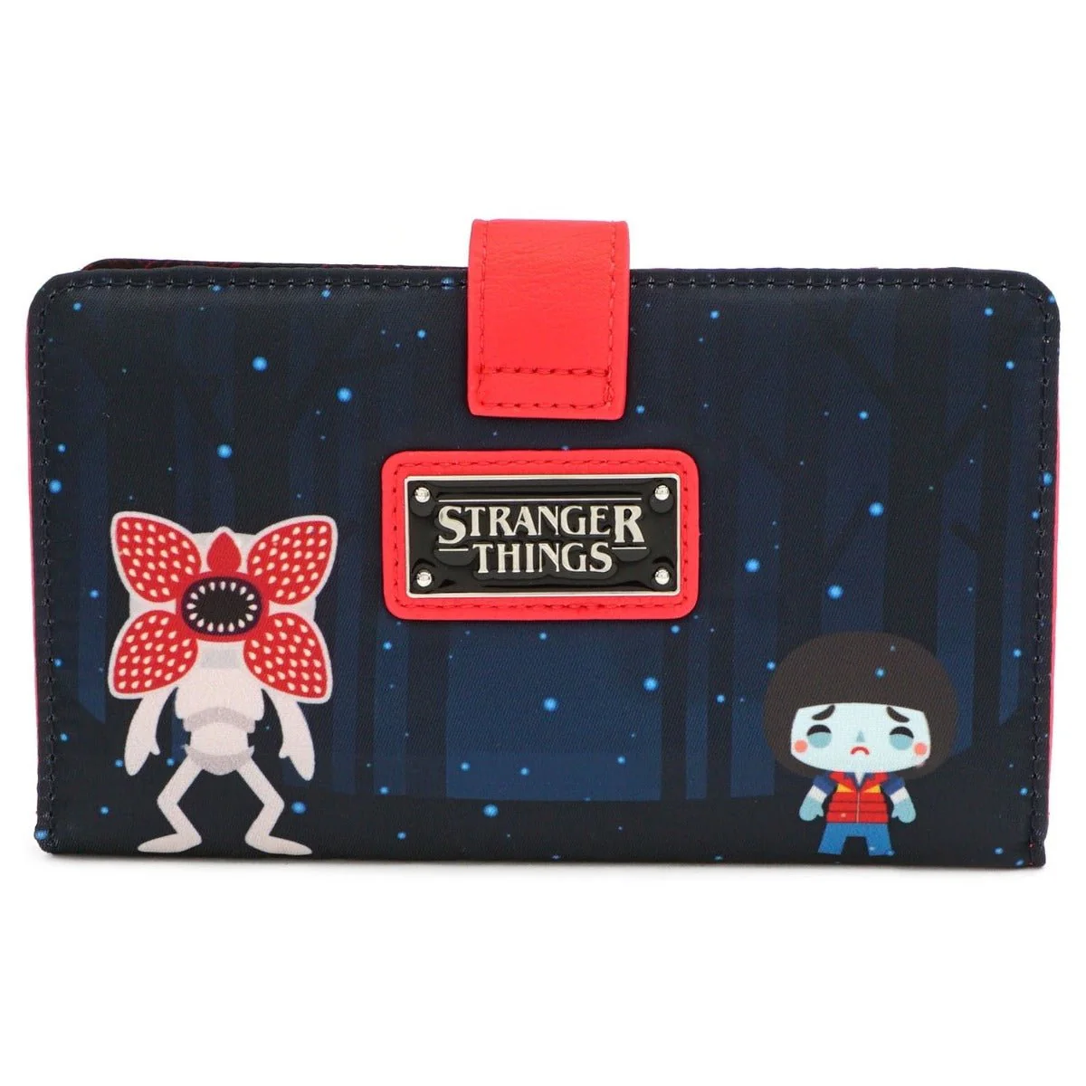 Loungefly x Stranger Things Nylon Chibi Flap Purse - Image 2