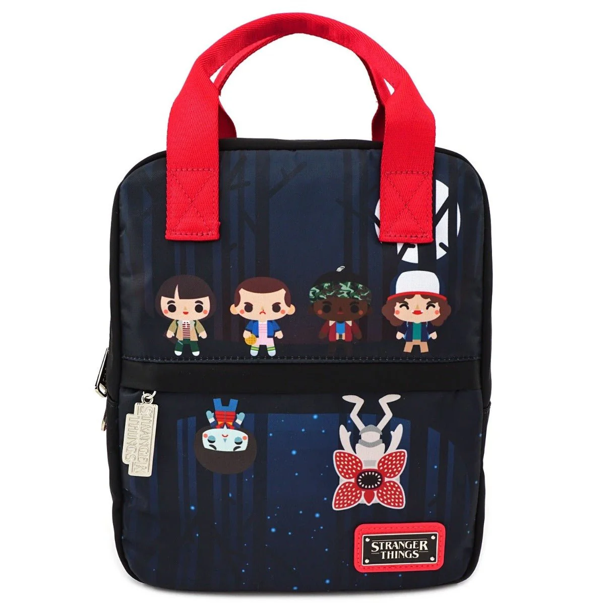 Loungefly x Stranger Things Poly-Nylon Square Chibi Backpack - Image 2