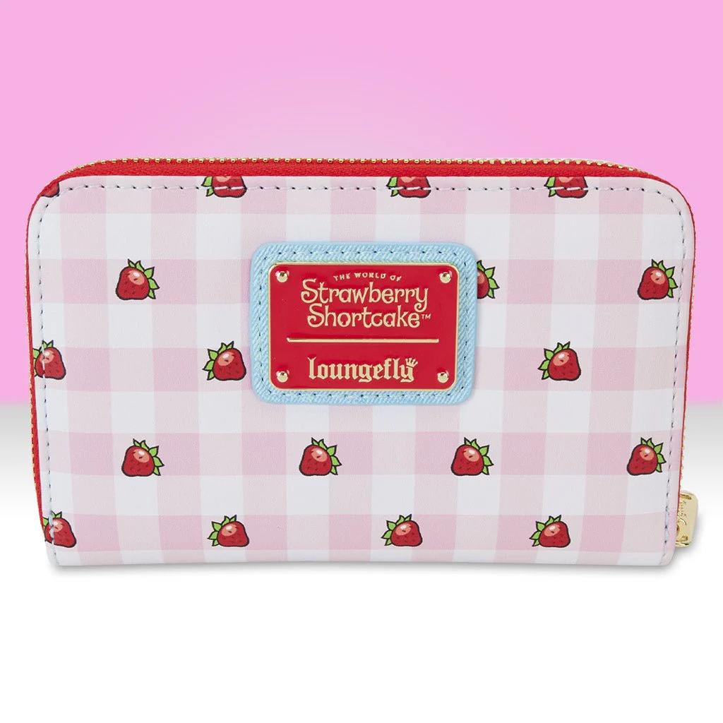 Loungefly x Strawberry Shortcake Denim Plaid Wallet - Image 3