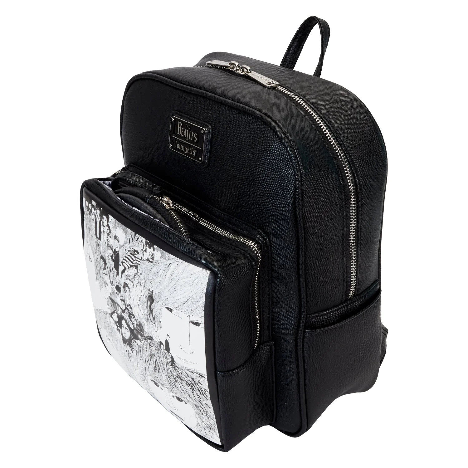 Loungefly x The Beatles Revolver Album with Record Pouch Mini Backpack - Image 5