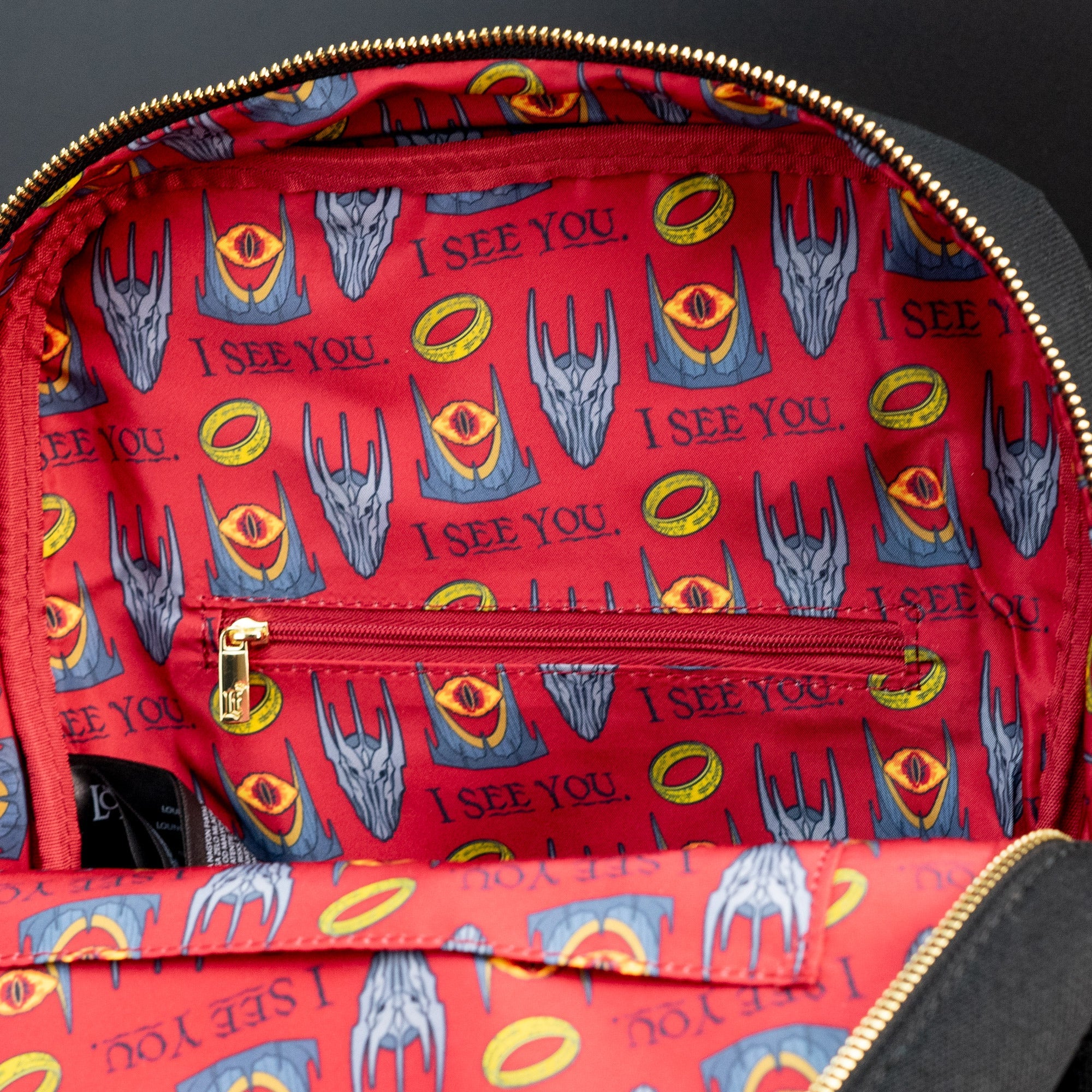Loungefly x The Lord of the Rings Sauron Canvas Backpack - Image 6