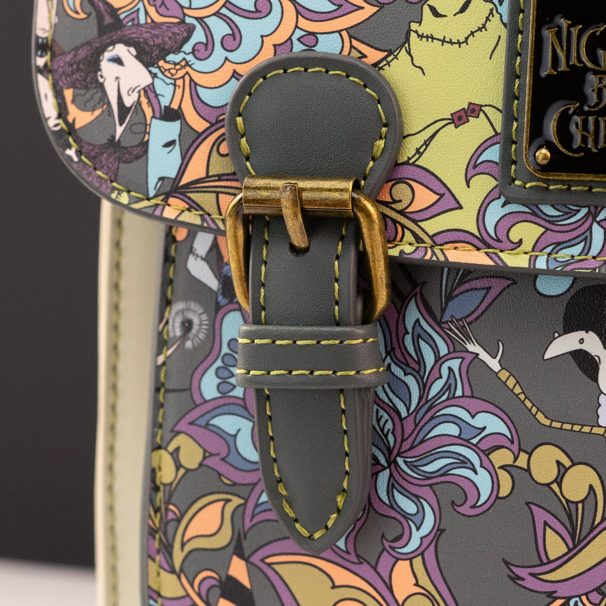 Loungefly x The Nightmare Before Christmas Floral Character Print Mini Backpack - Image 2