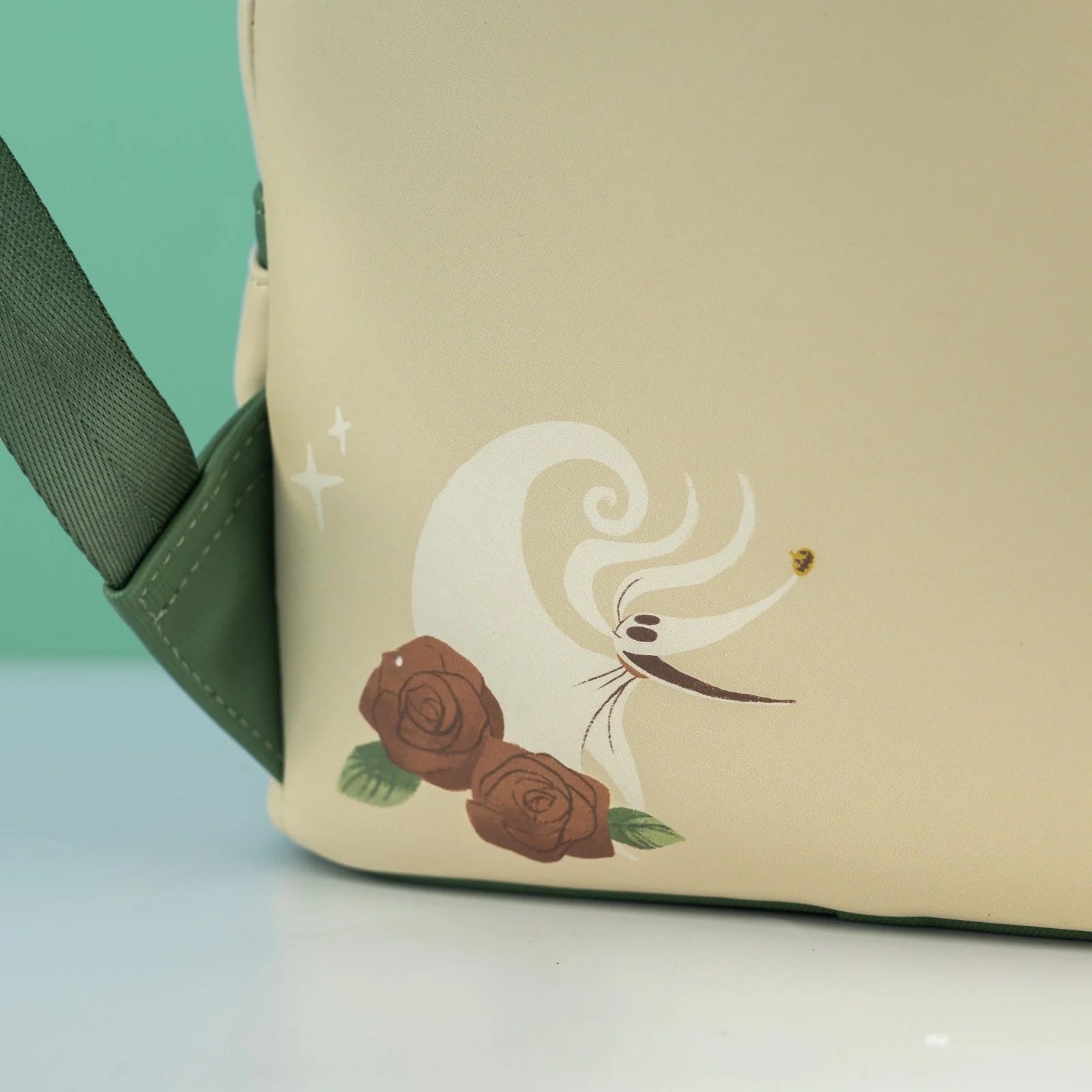 Loungefly x The Nightmare Before Christmas Floral Jack and Sally Coffin Mini Backpack - Image 3