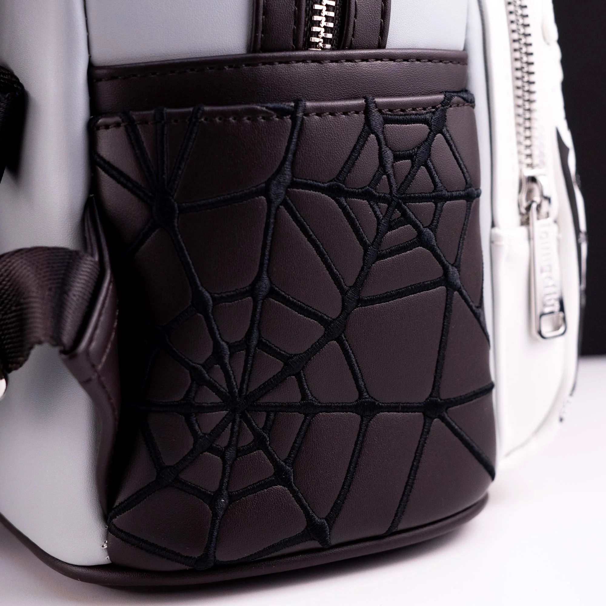 Loungefly x The Nightmare Before Christmas Jack and Sally Heart Sequin Mini Backpack - Image 4