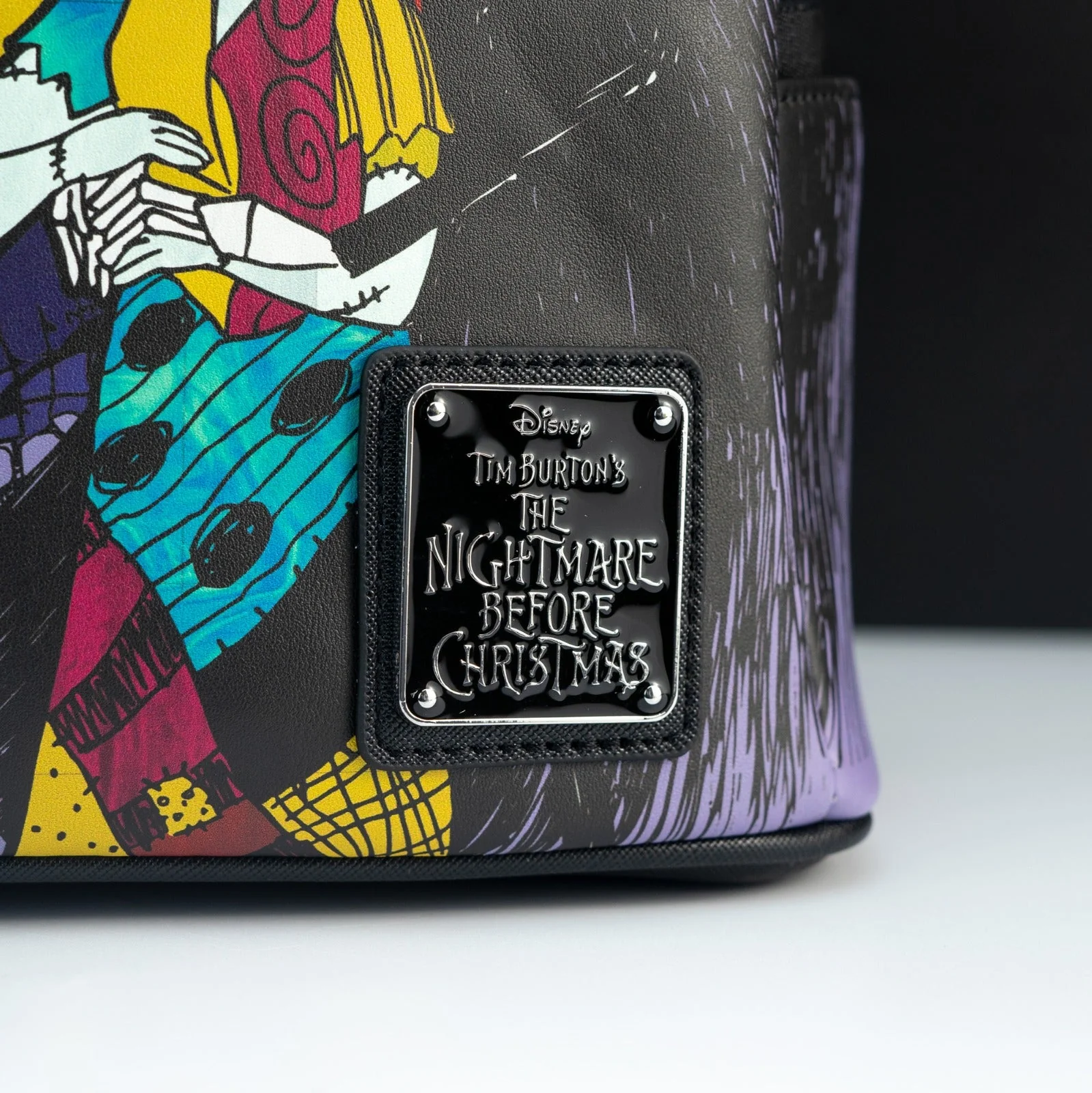 Loungefly x The Nightmare Before Christmas Zero, Jack and Sally Graveyard Scene Mini Backpack - Image 2