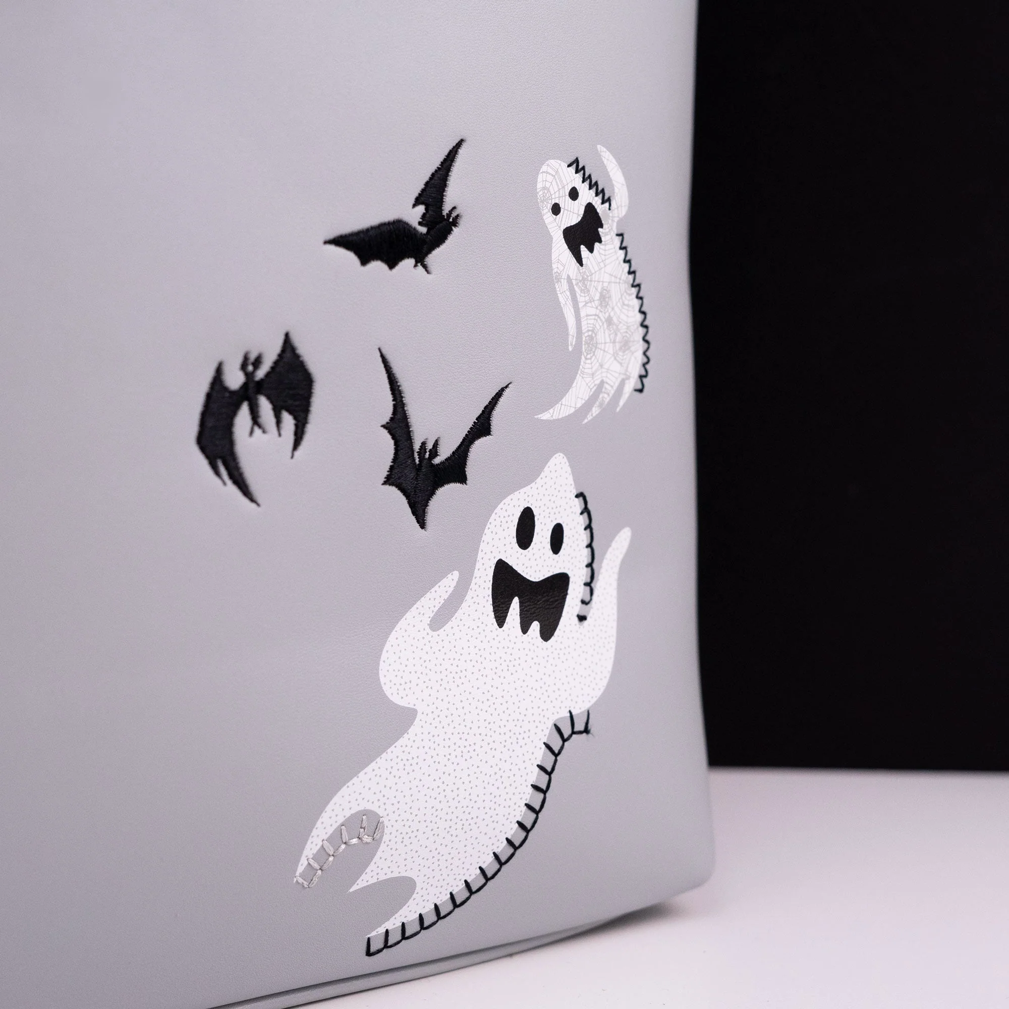 Loungefly x The Nightmare Before Christmas Jack, Sally and Zero Sequin Crossbody Tote Bag - Image 5