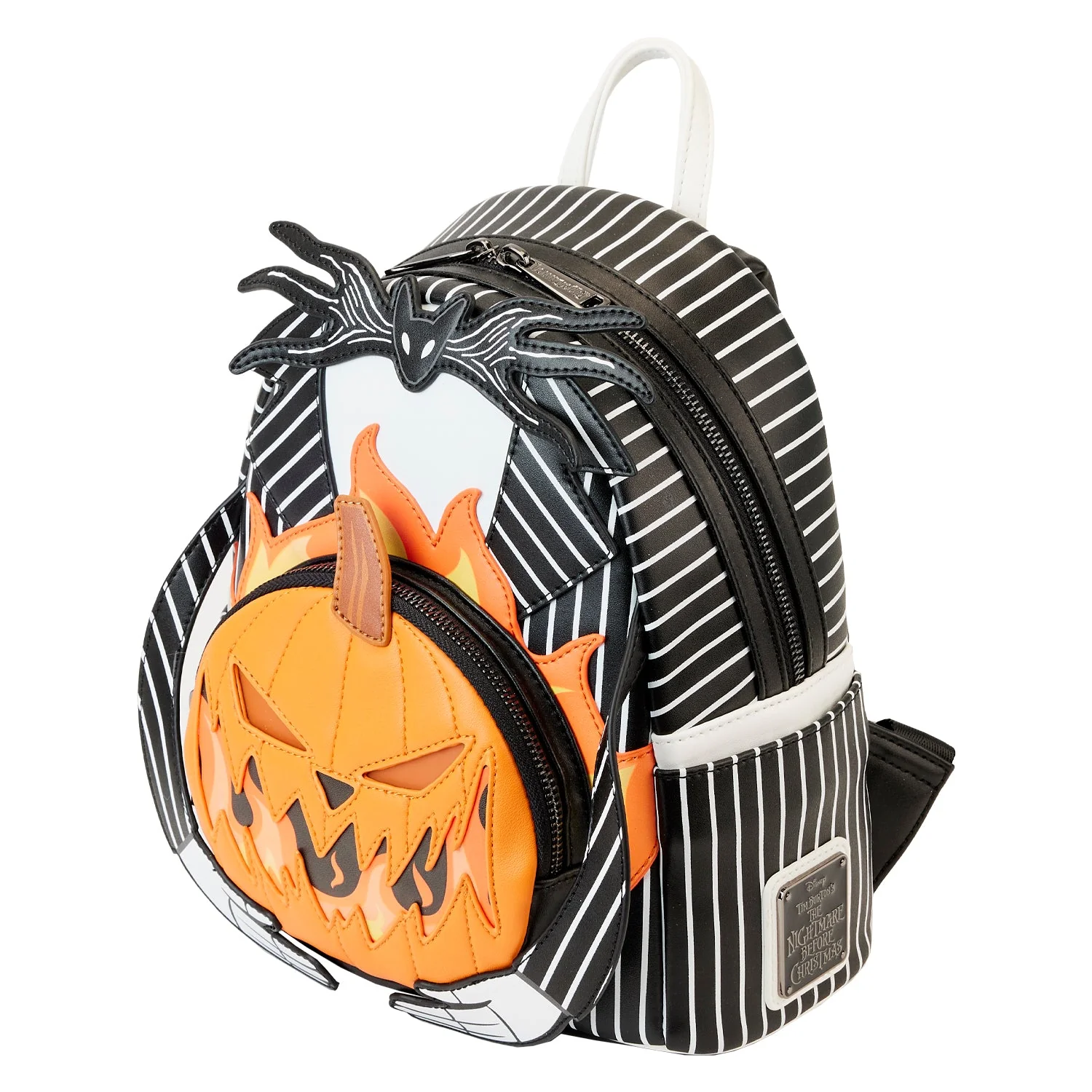 Loungefly x The Nightmare Before Christmas Jack Skellington Pumpkin Head Mini Backpack - Image 4