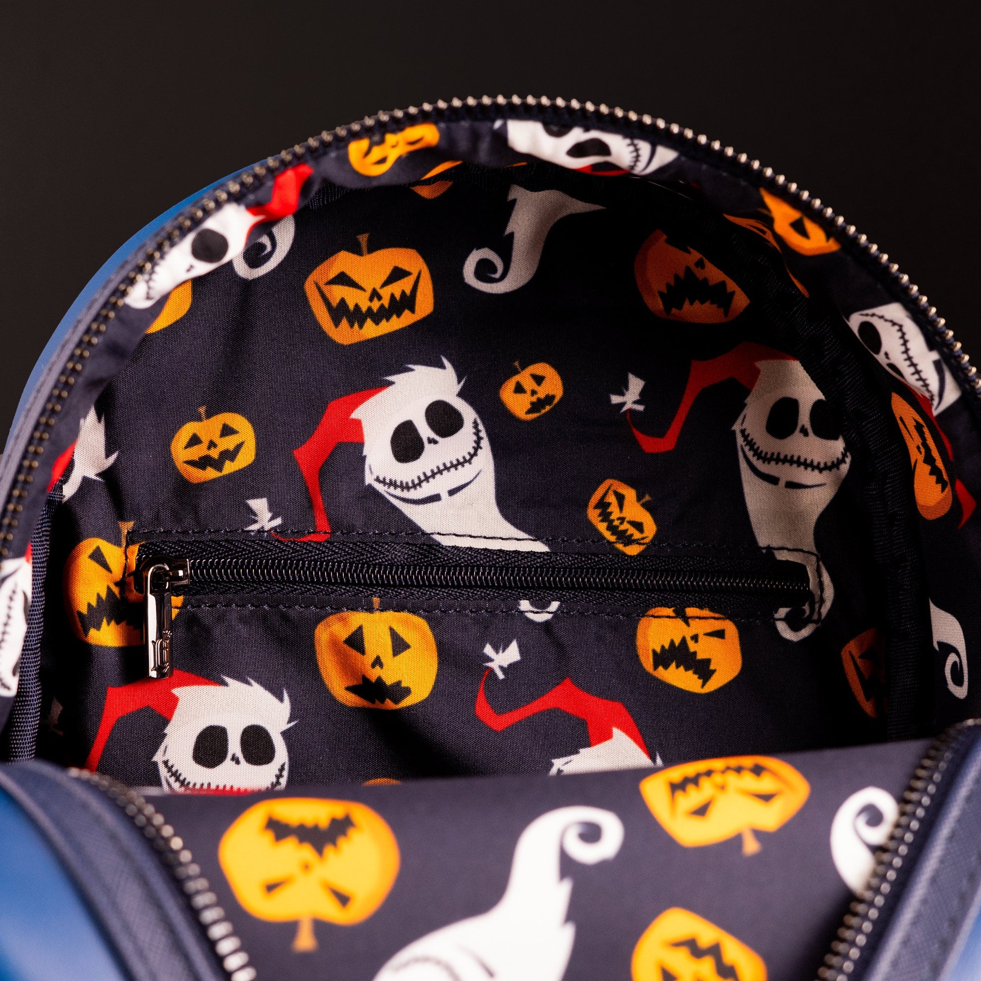 Loungefly x The Nightmare Before Christmas Santa Jack Graveyard Scene GITD Mini Backpack - Image 6