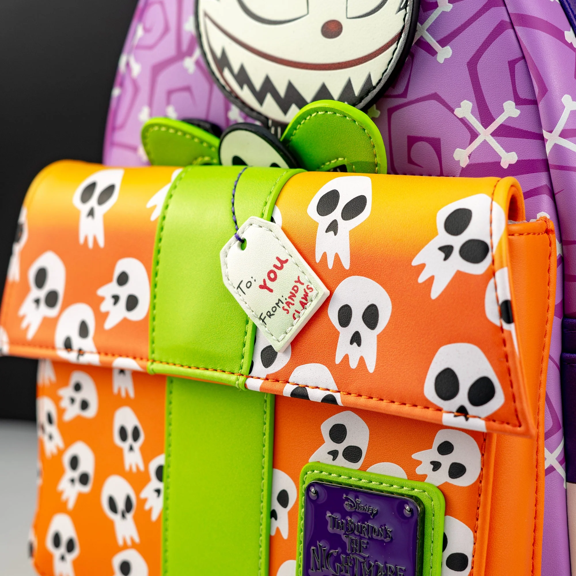 Loungefly x The Nightmare Before Christmas Scary Teddy Present Mini Backpack - Image 3