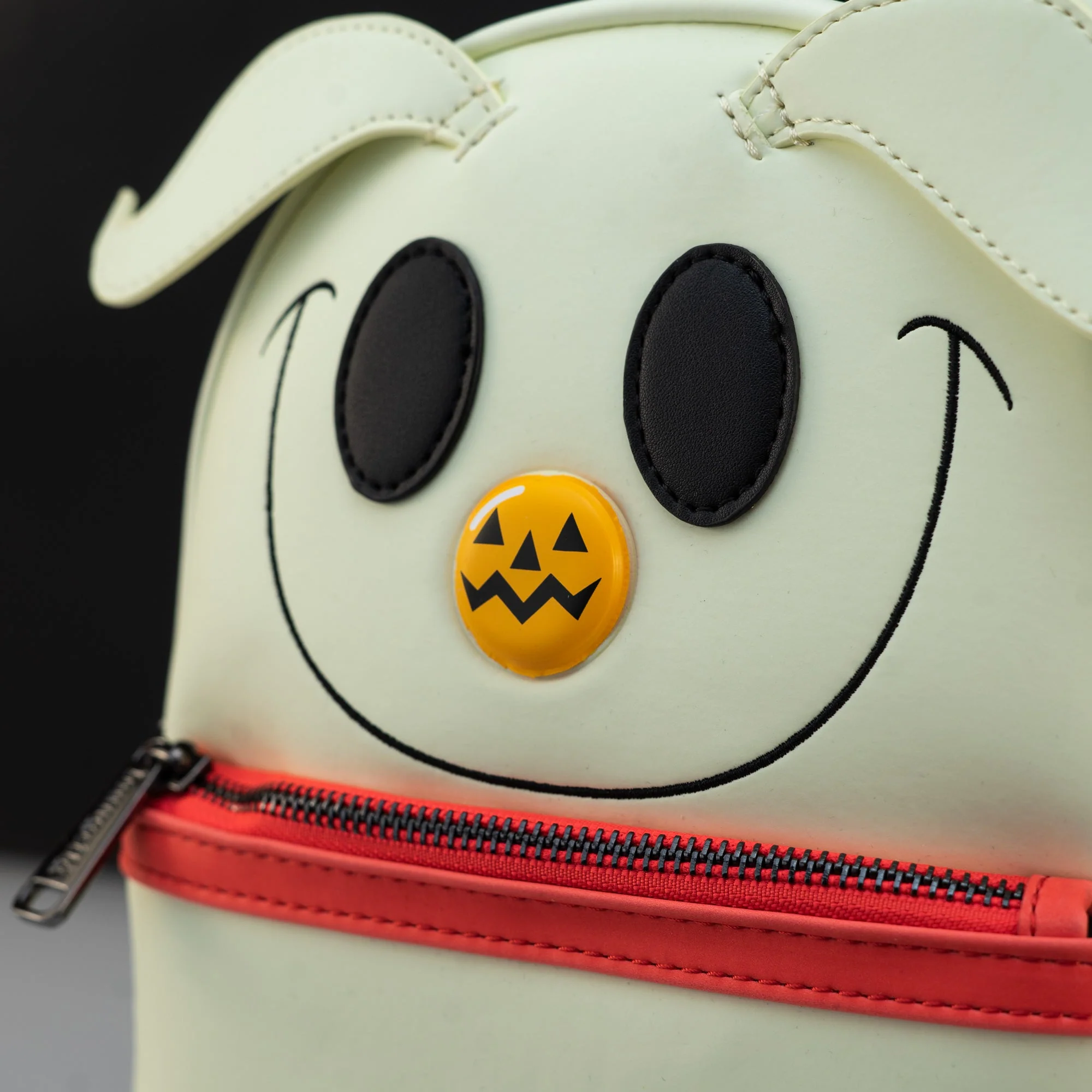 Loungefly x The Nightmare Before Christmas Zero Cosplay Glow in the Dark Mini Backpack - Image 3