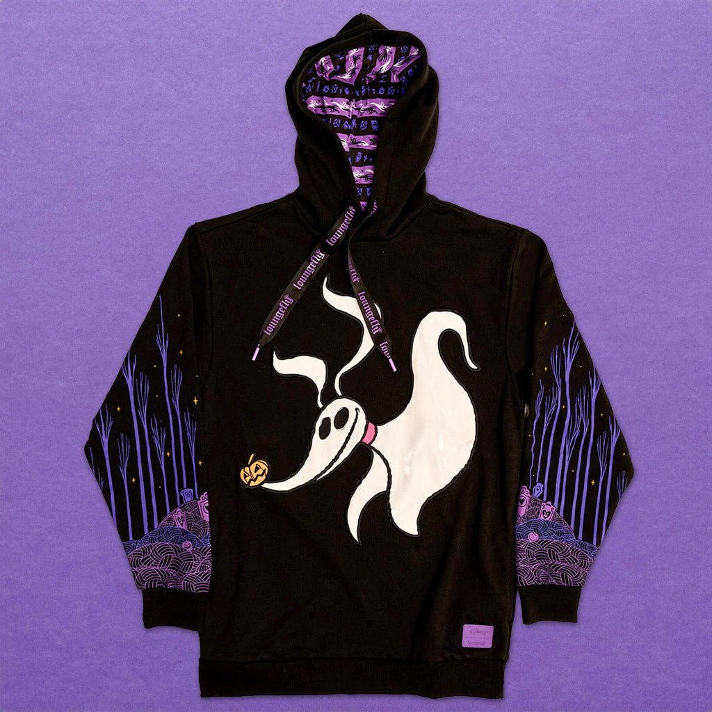 Loungefly x The Nightmare Before Christmas Zero Hearts Unisex Hoodie - Image 2
