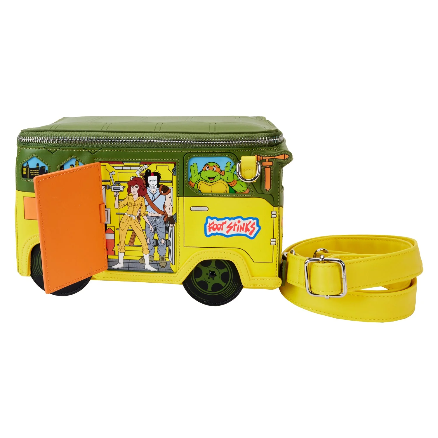 Loungefly x TMNT 40th Anniversary Party Wagon Figural Crossbody Bag - Image 2