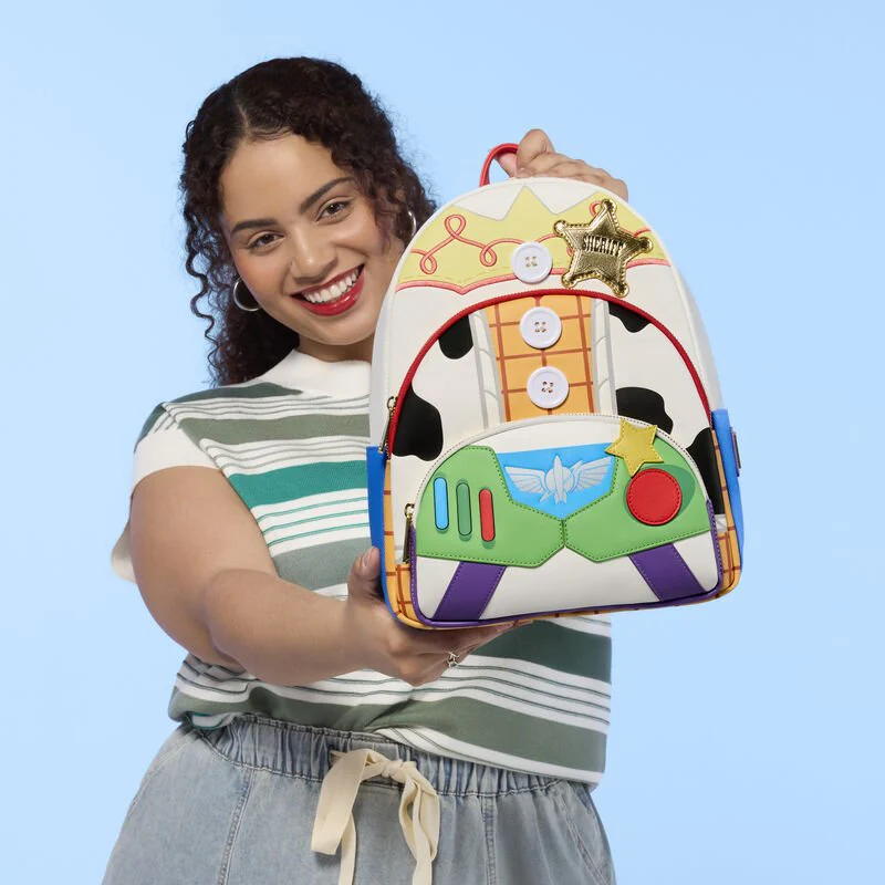 Loungefly x Toy Story 5 Triple Pocket Mid-Size Backpack - Image 2