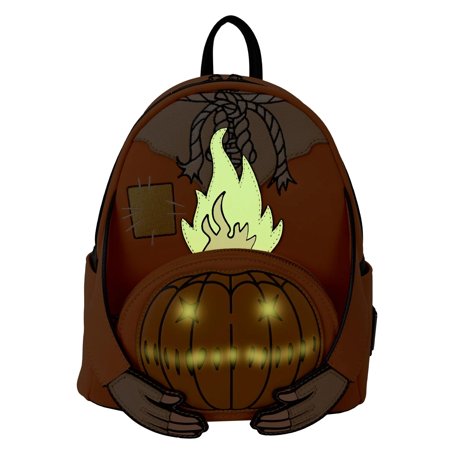 Loungefly x Trick 'r Treat Flaming Head Sam Mini Backpack - Image 2