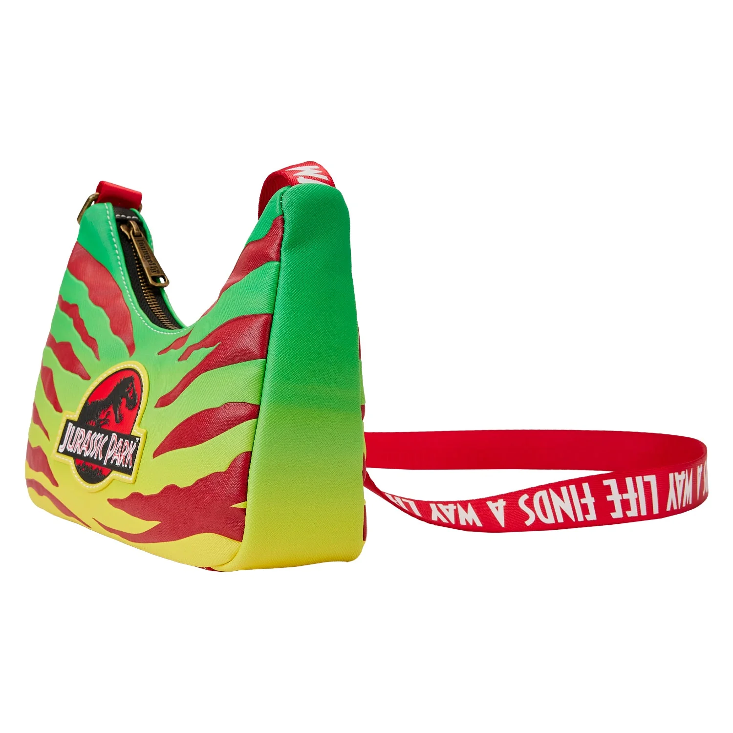 Loungefly x Universal Jurassic Park 30th Anniversary Life Finds A Way Crossbody Bag - Image 2