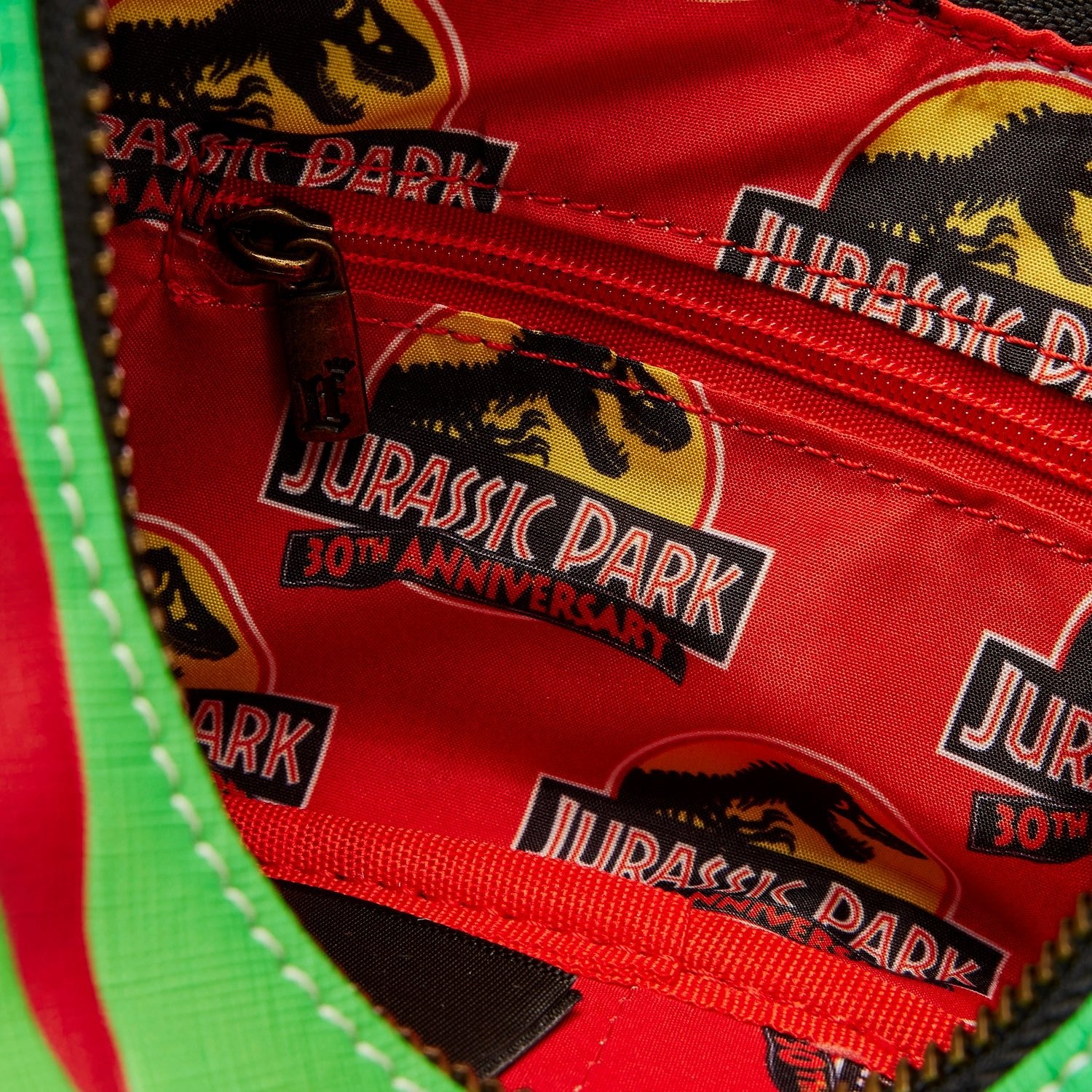 Loungefly x Universal Jurassic Park 30th Anniversary Life Finds A Way Crossbody Bag - Image 6