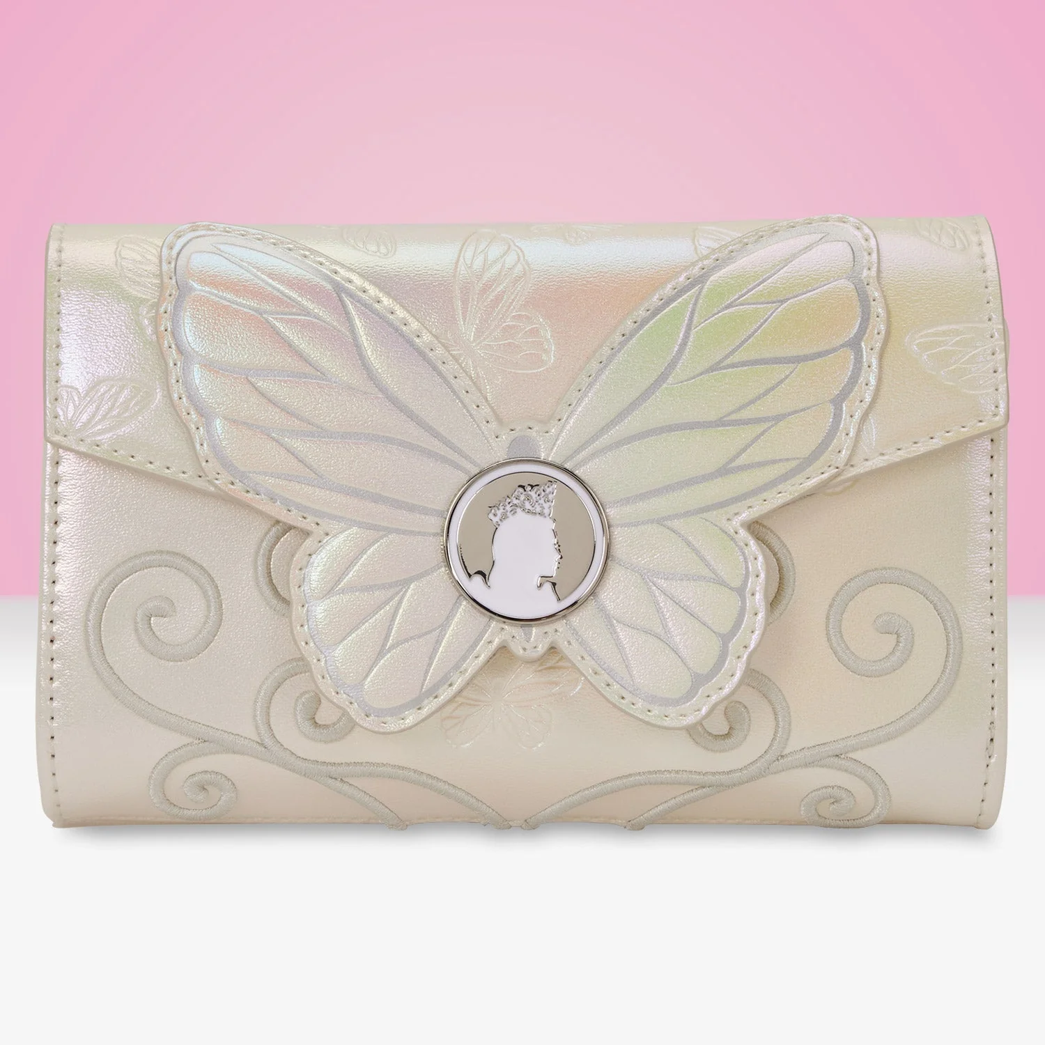 Loungefly x Universal Wicked: Part Two Glinda Butterfly Flap Wallet