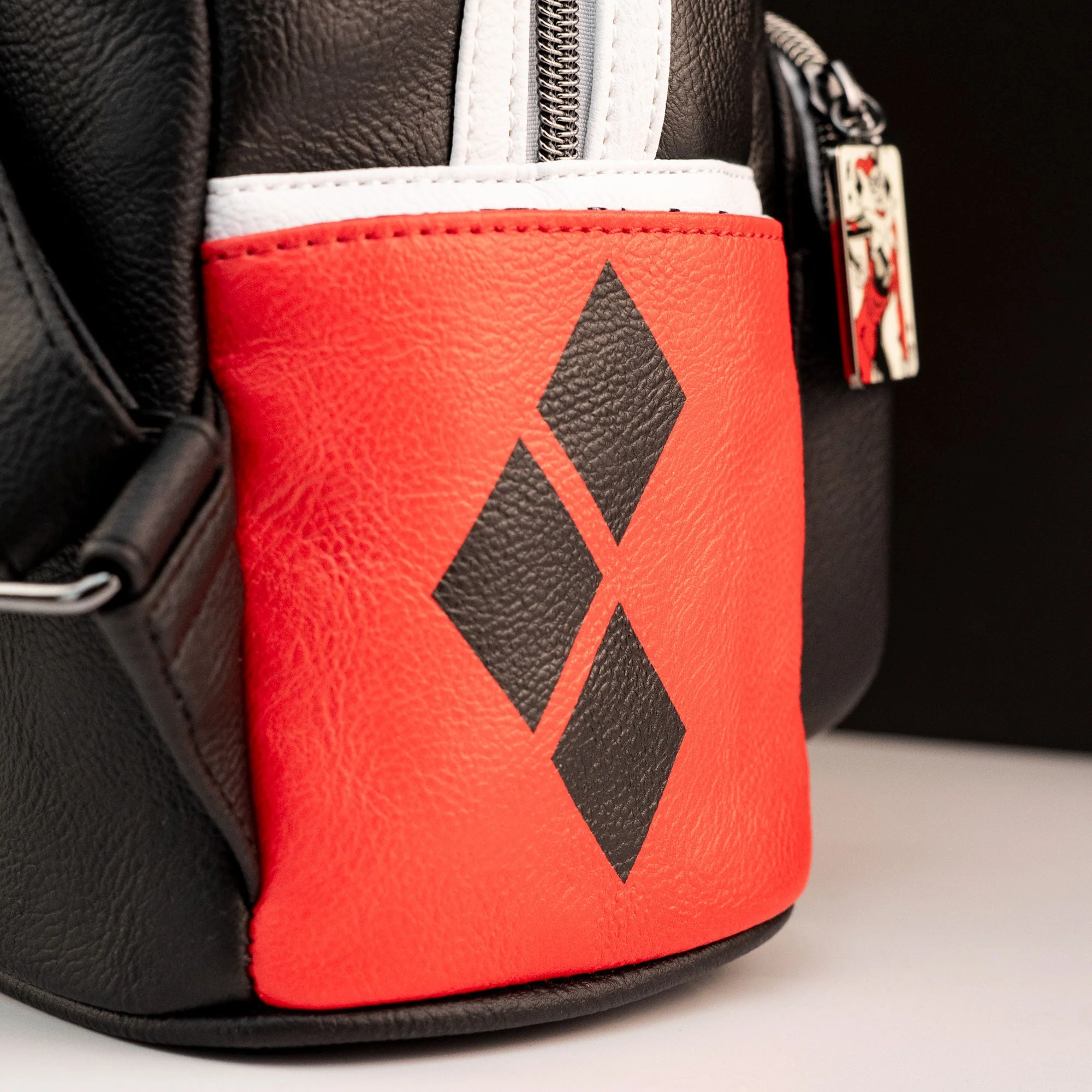 Loungefly x DC Comics Batman Harley Quinn Cosplay Mini Backpack - Image 4