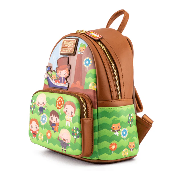 Loungefly x Warner Bros Charlie and the Chocolate Factory 50th Anniversary Mini Backpack - Image 2