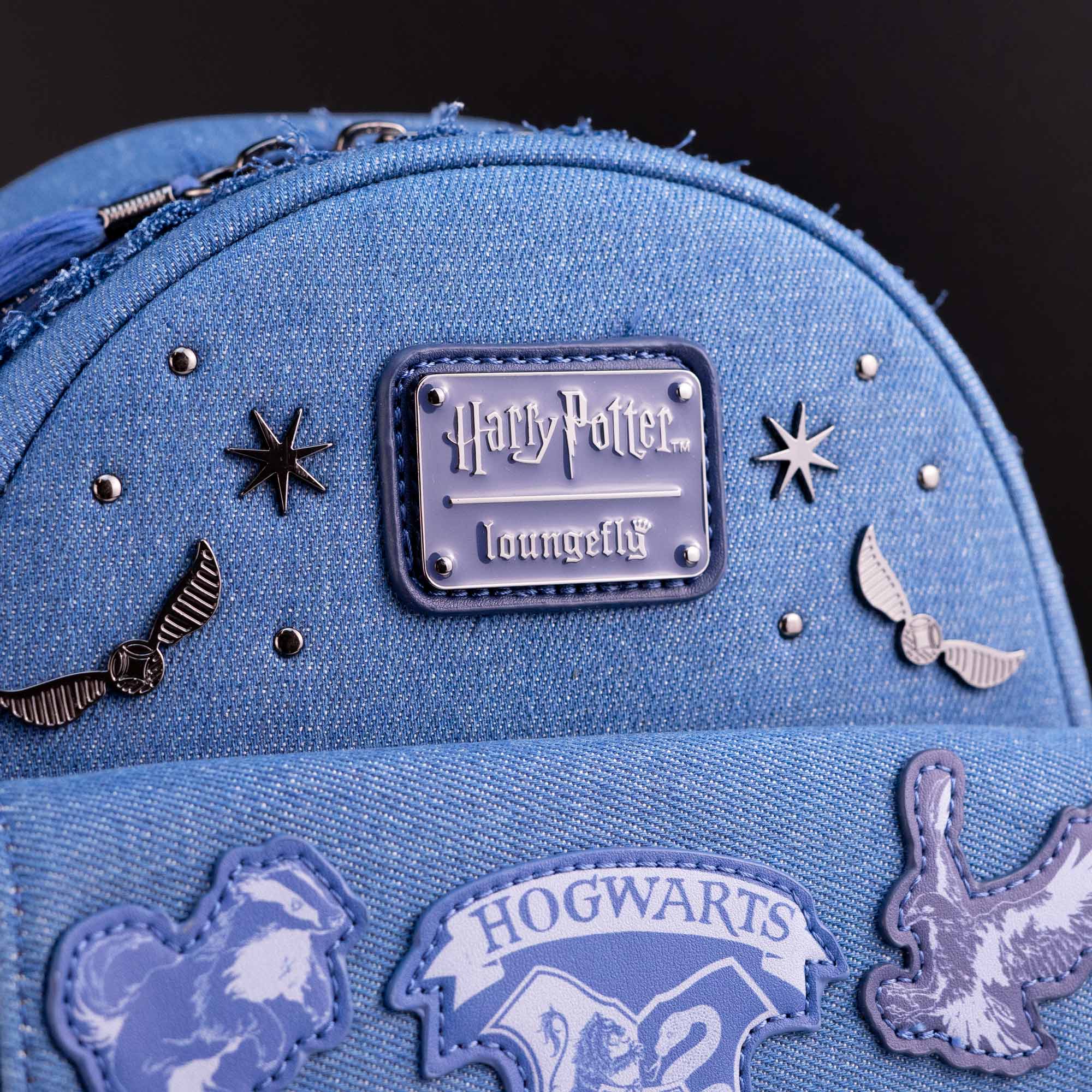 Loungefly x Harry Potter Denim Mini Backpack - Image 2