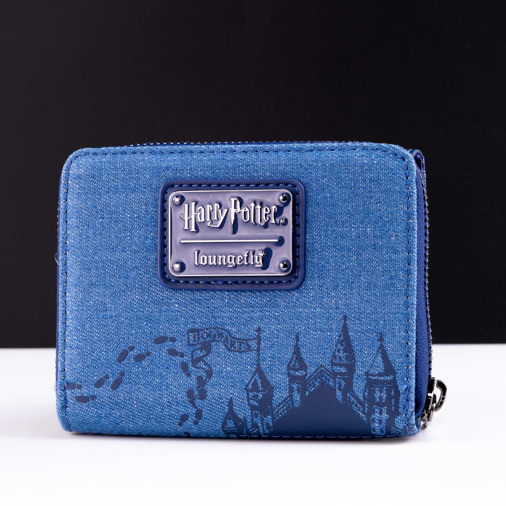 Loungefly x Harry Potter Denim Tri-Fold Wallet - Image 2