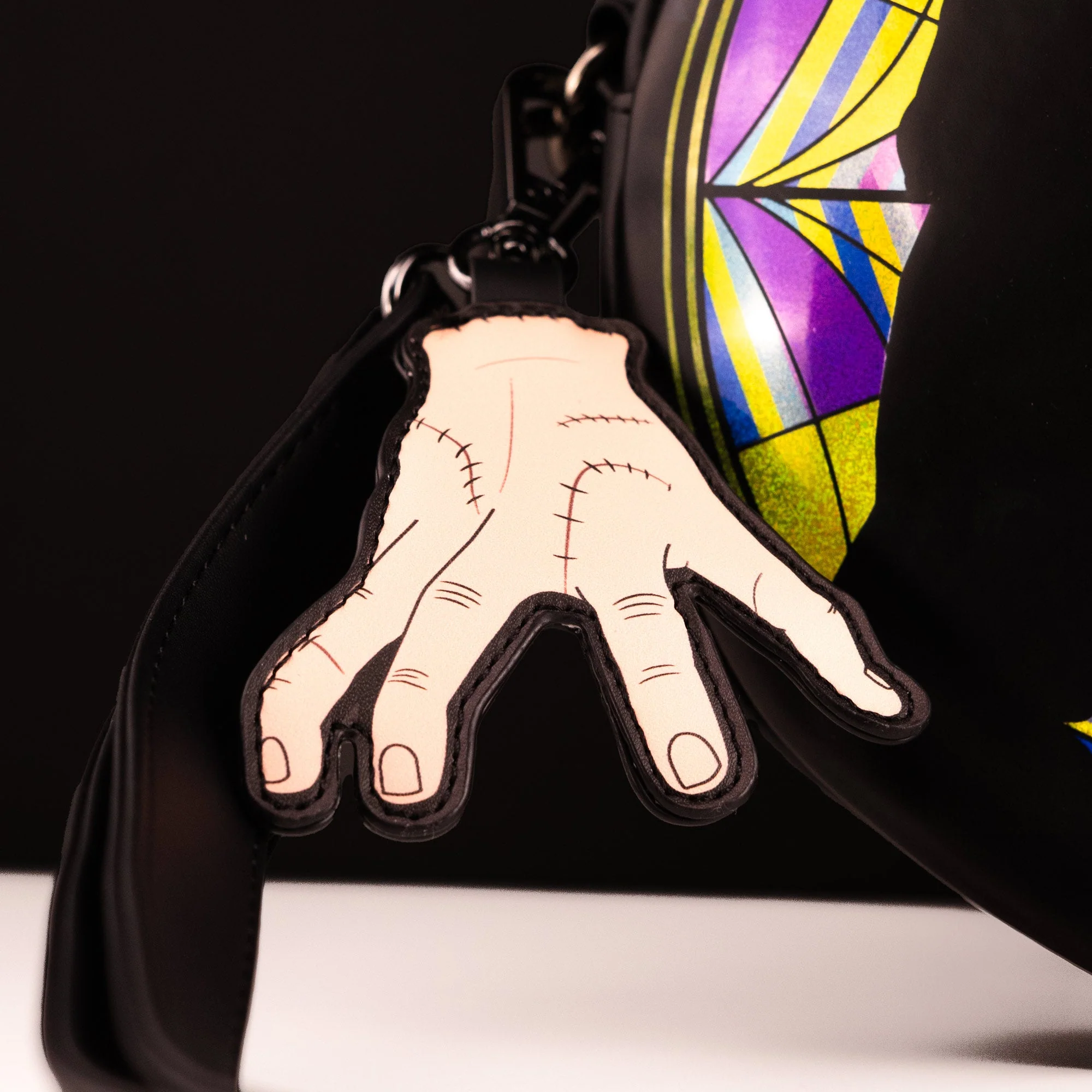 Loungefly x Wednesday Stained Glass Window Crossbody Bag - Image 4