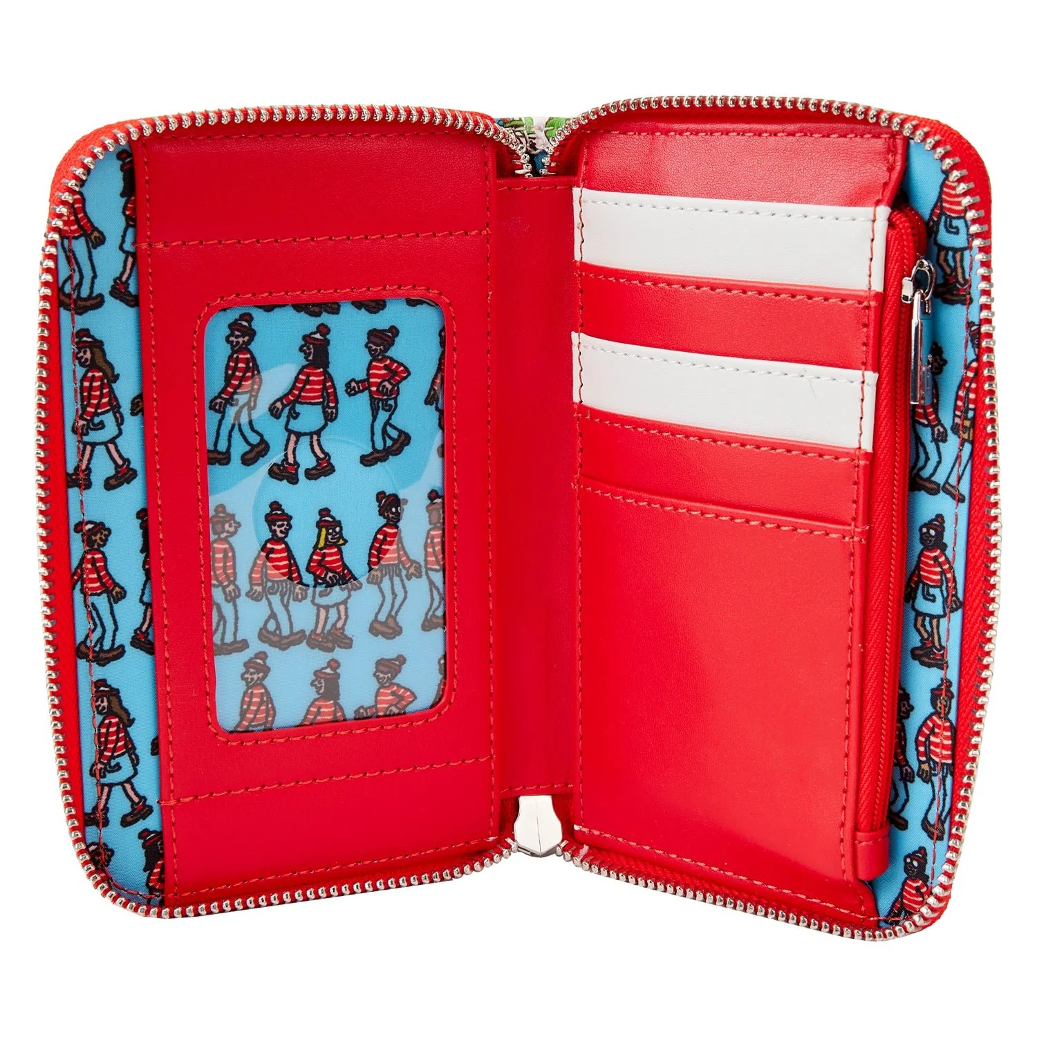 Loungefly x Where's Wally? (Waldo) All Over Print Purse - Image 4