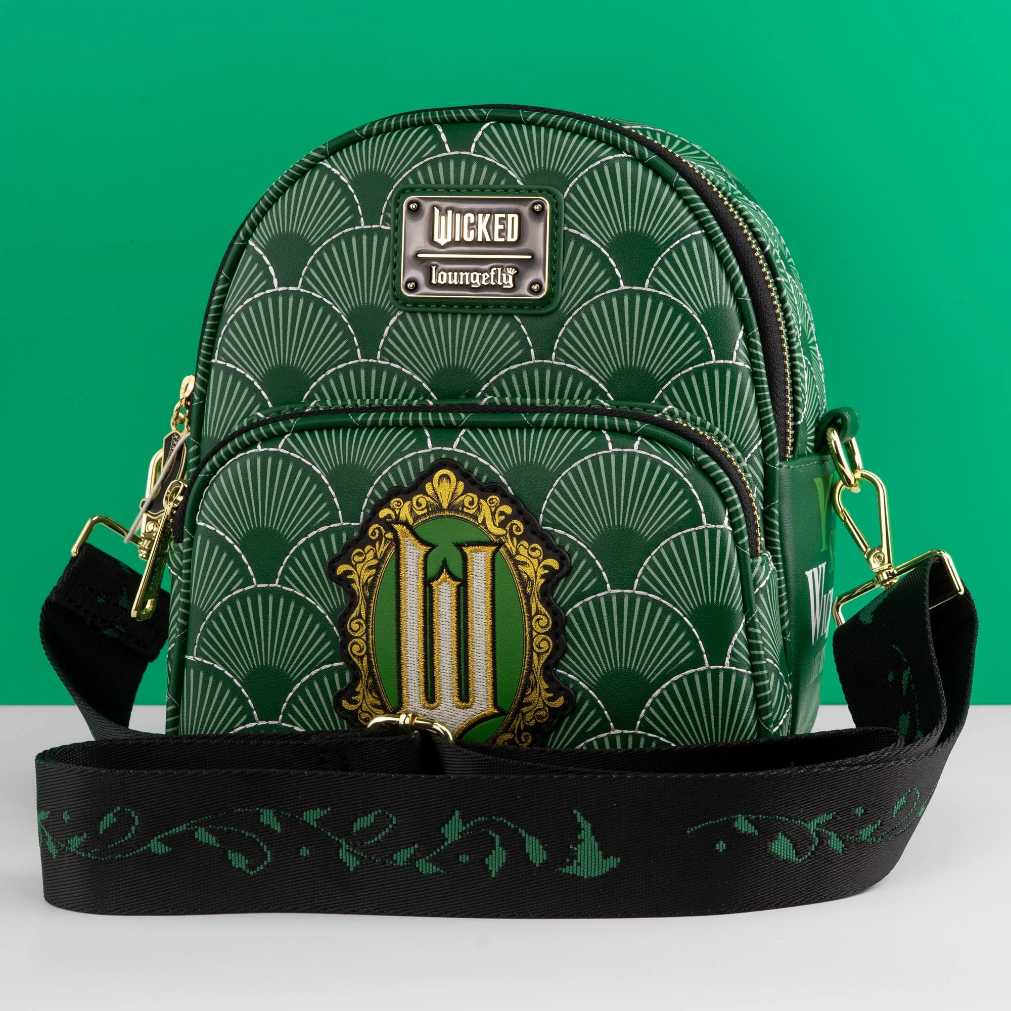 Loungefly x Wicked Elphaba Green Convertible Mini Backpack - Image 2