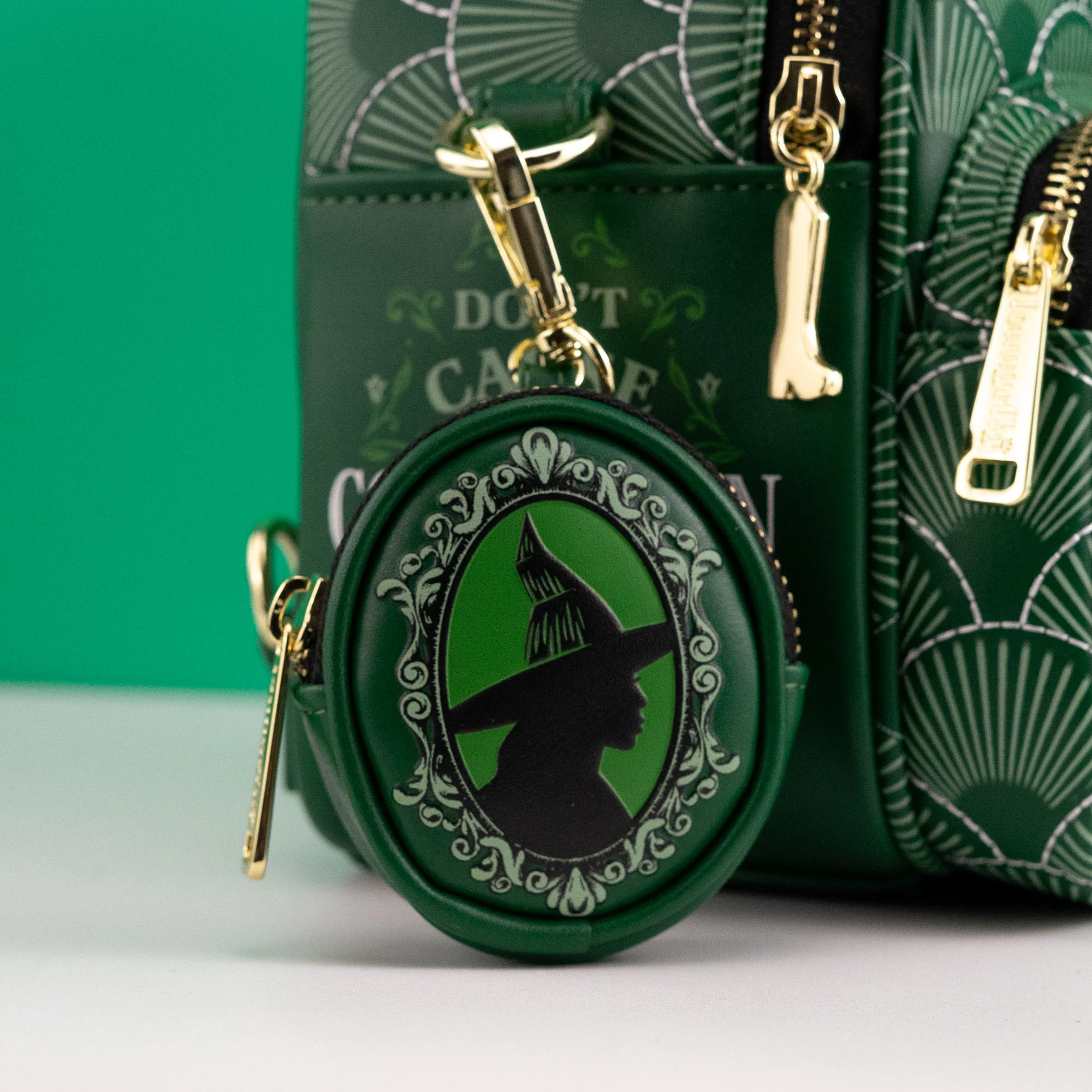 Loungefly x Wicked Elphaba Green Convertible Mini Backpack - Image 4
