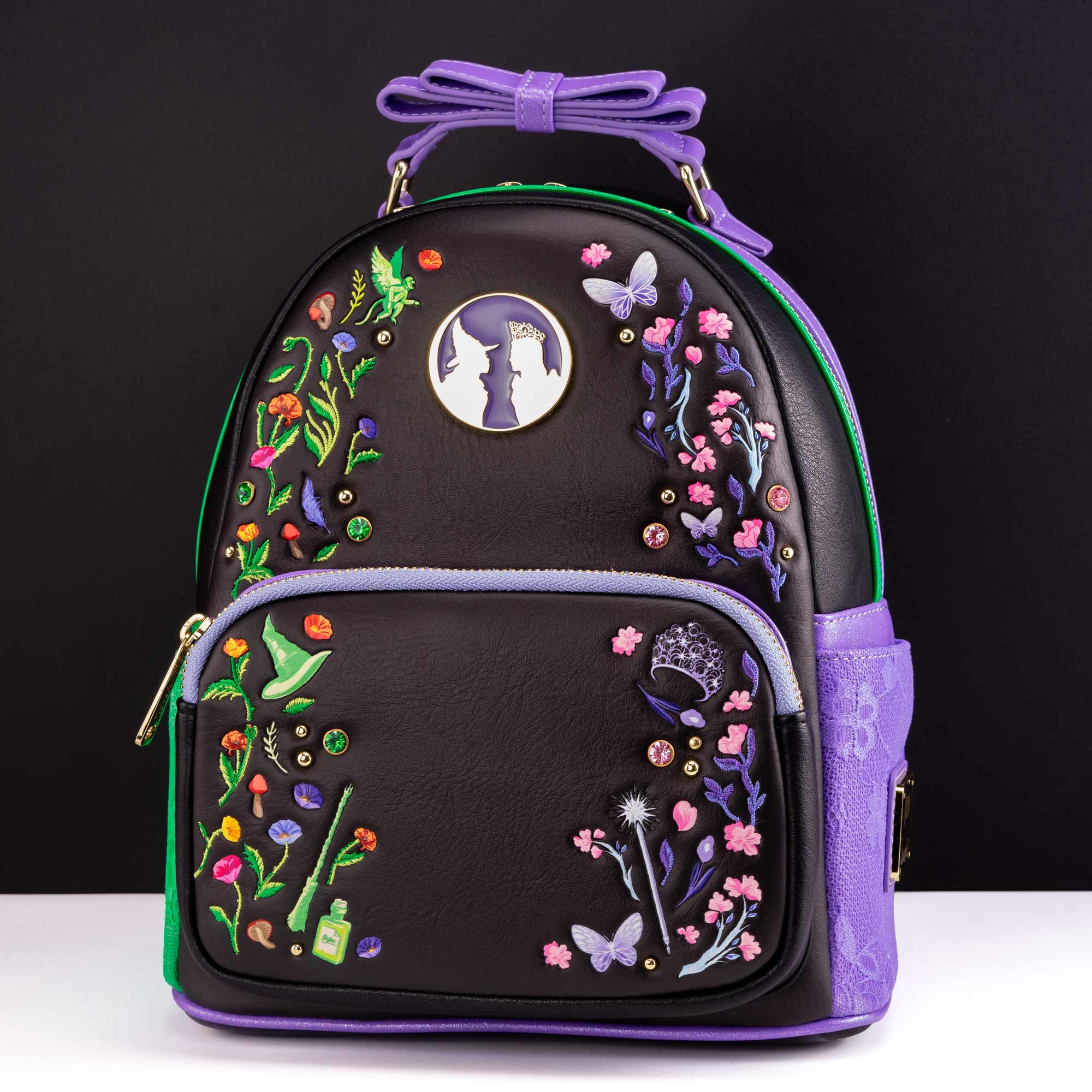 Loungefly x Wicked Floral & Lace Mini Backpack