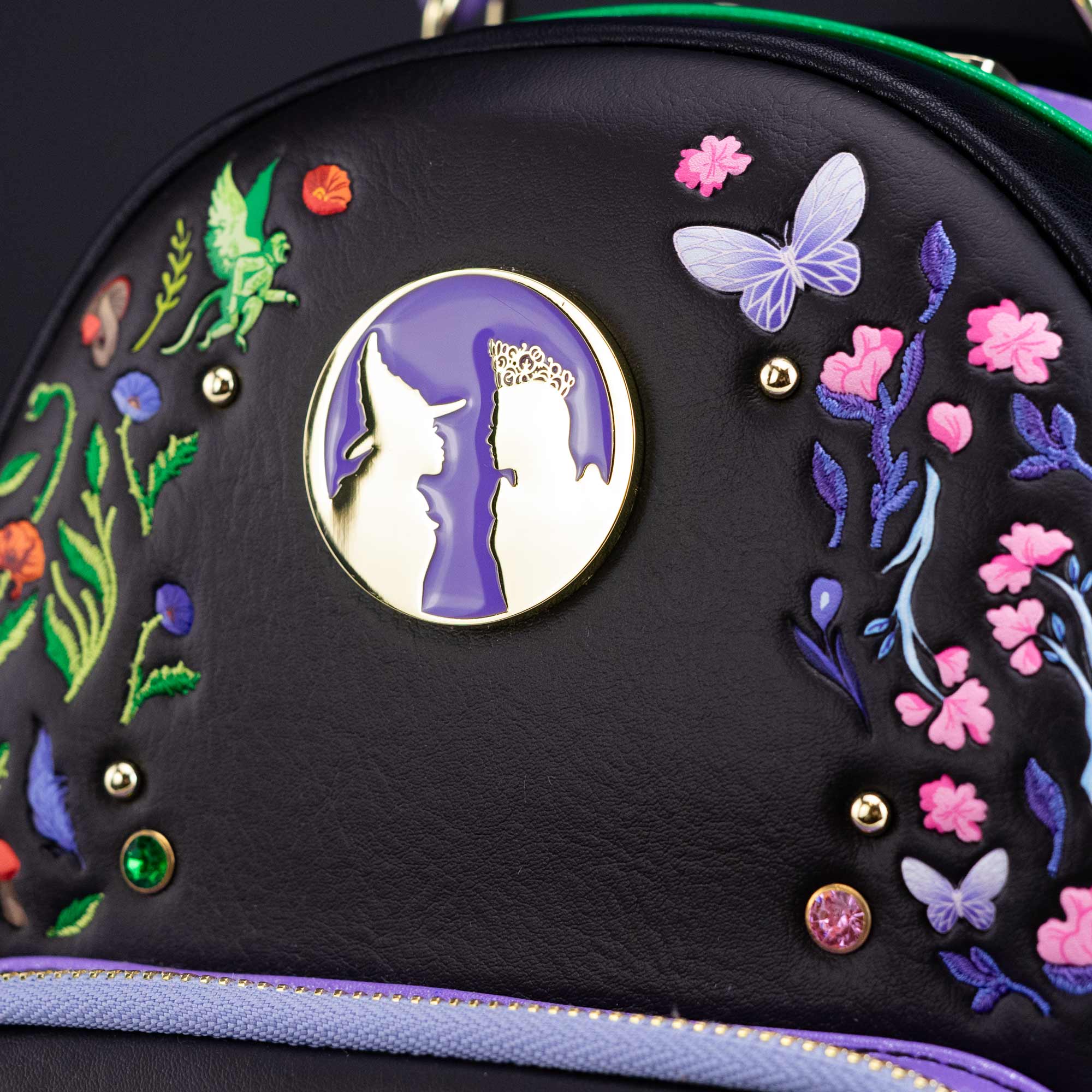 Loungefly x Wicked Floral & Lace Mini Backpack - Image 2