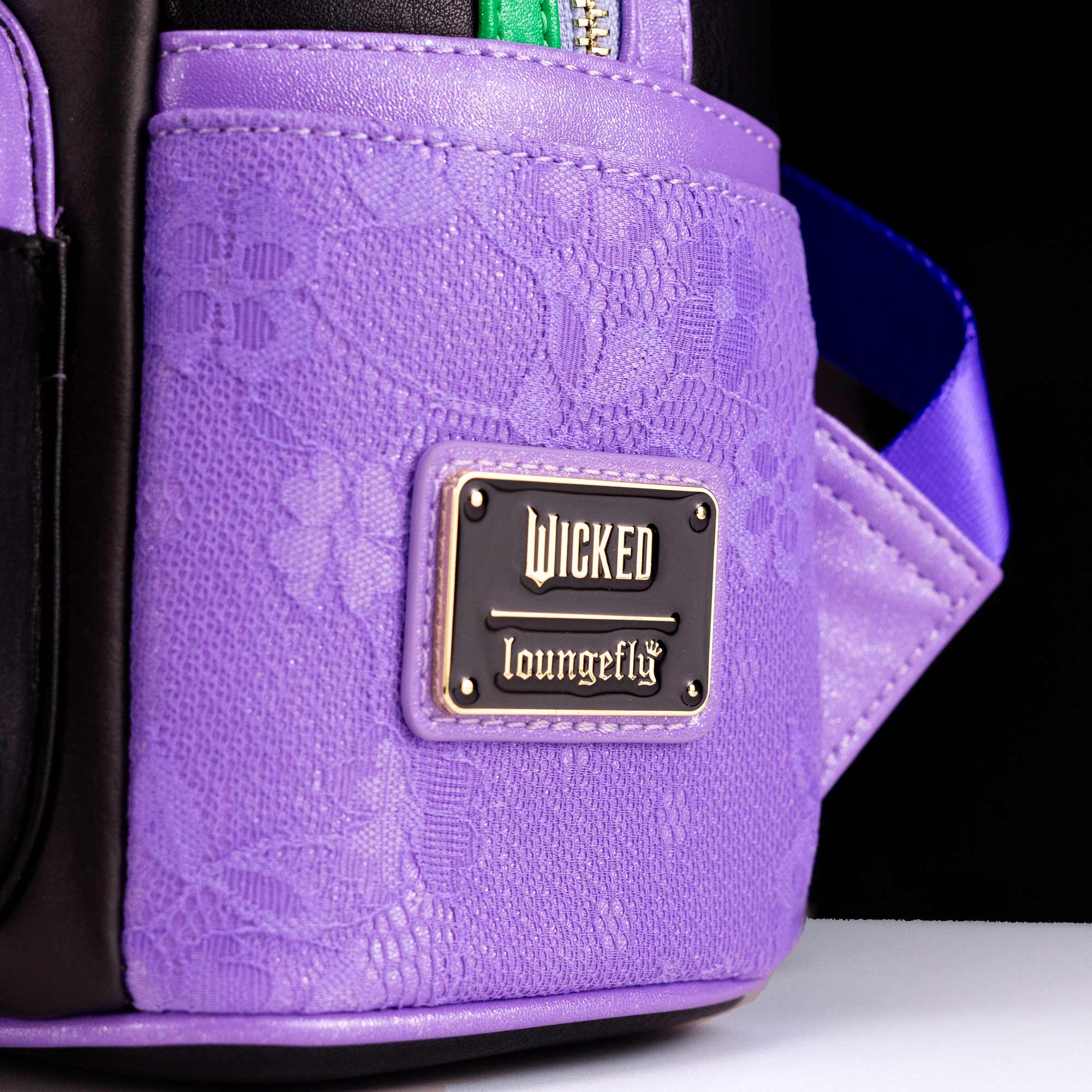 Loungefly x Wicked Floral & Lace Mini Backpack - Image 3