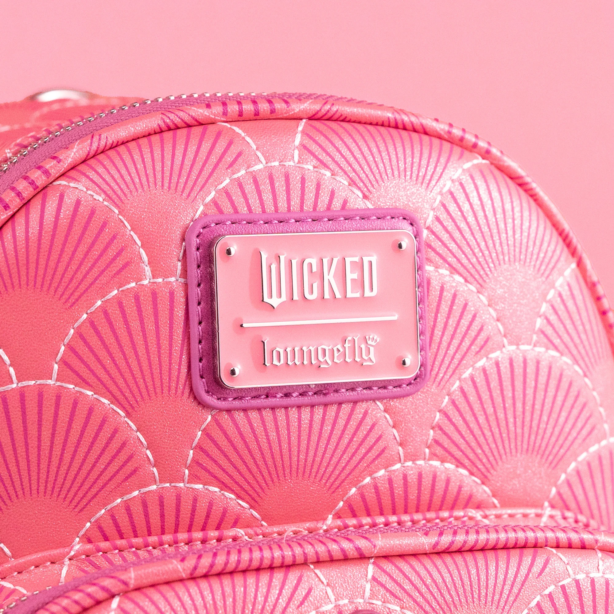 Loungefly x Wicked Glinda Pink Convertible Mini Backpack - Image 4