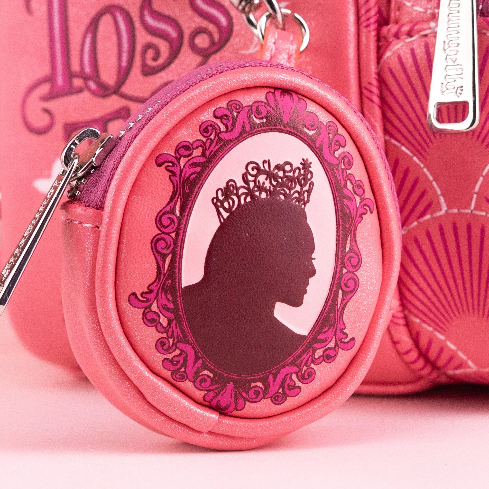 Loungefly x Wicked Glinda Pink Convertible Mini Backpack - Image 5