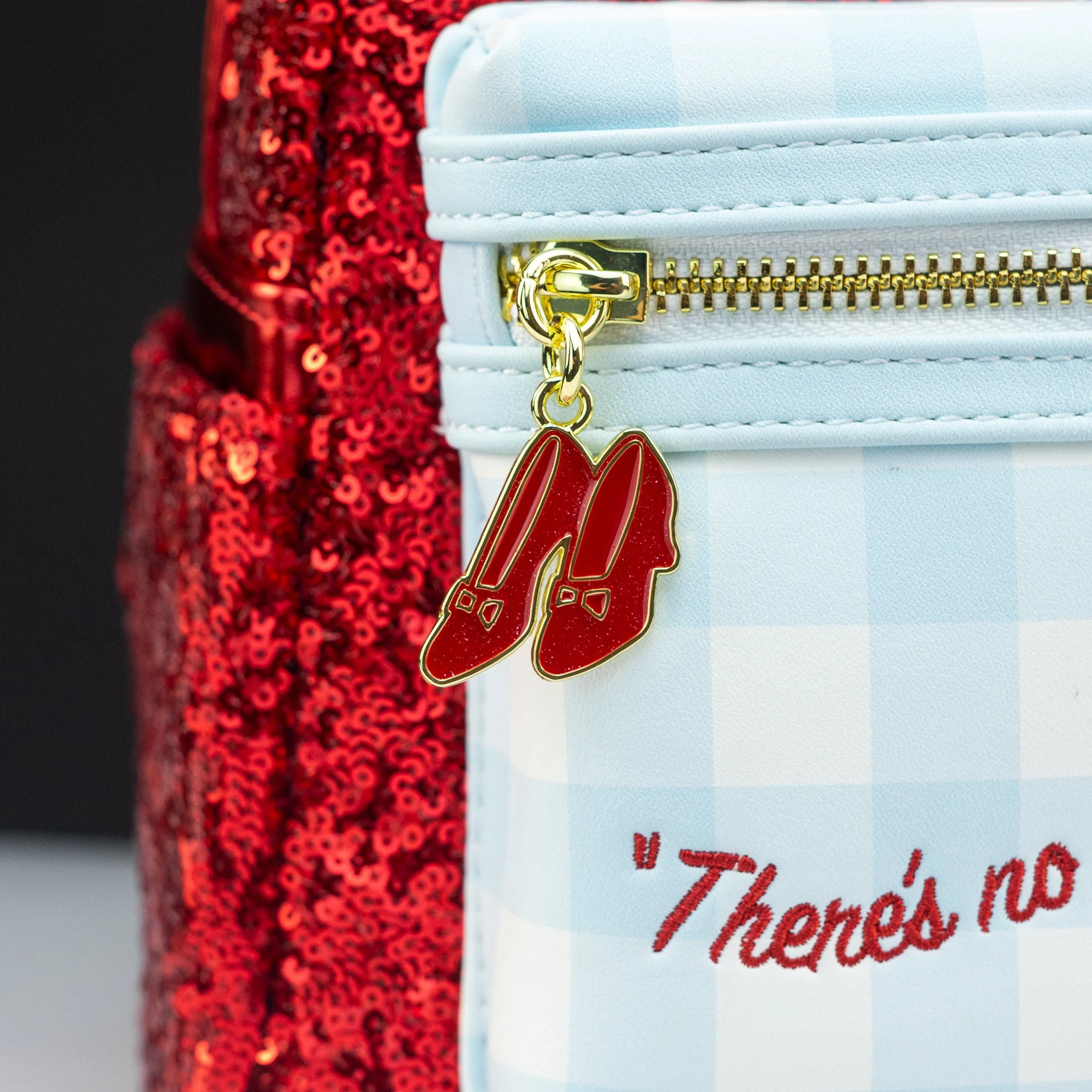 Loungefly x Wizard of Oz Ruby Slippers Sequin Mini Backpack - Image 3