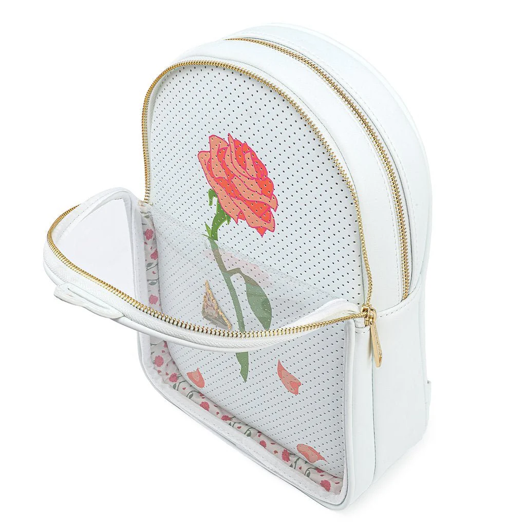 Loungefly x Disney Beauty and the Beast Pin Trader Backpack - Image 6