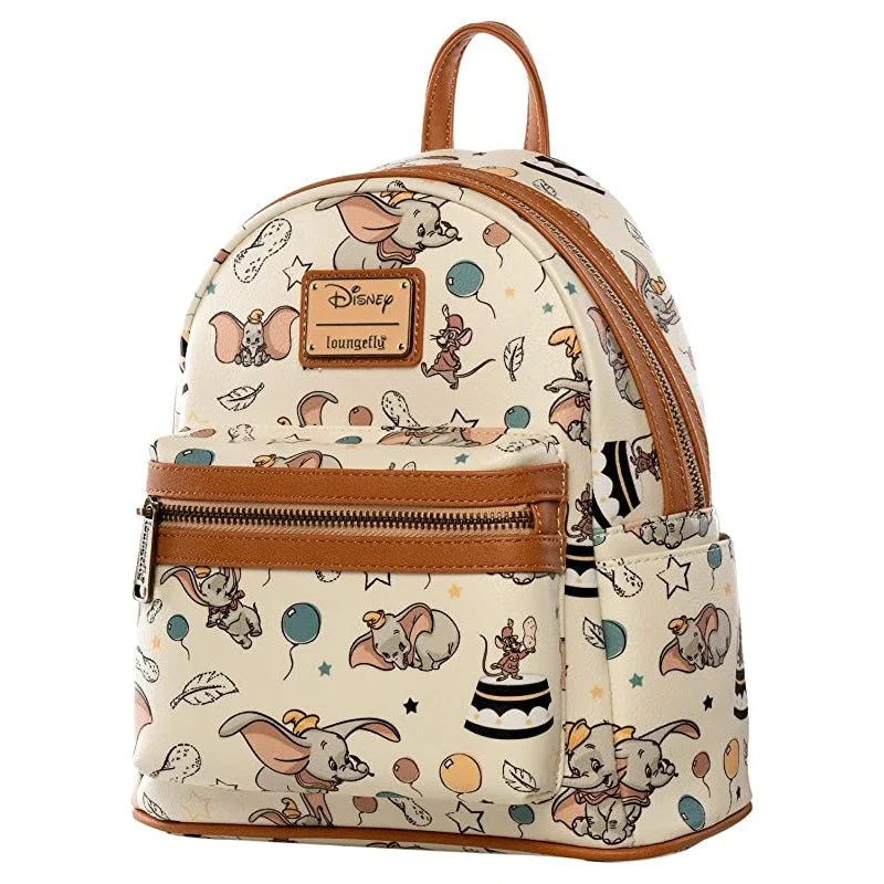 Loungefly x Disney Dumbo Vintage All Over Print Mini Backpack - Image 2