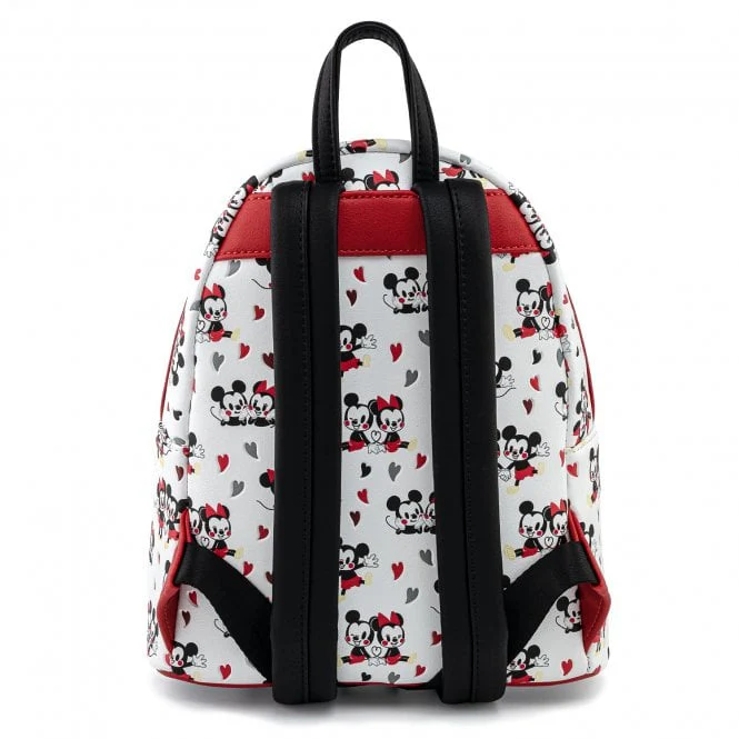 Loungefly x Disney Mickey and Minnie Mouse Heart Backpack - Image 4