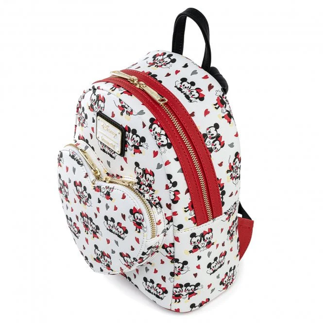 Loungefly x Disney Mickey and Minnie Mouse Heart Backpack - Image 5