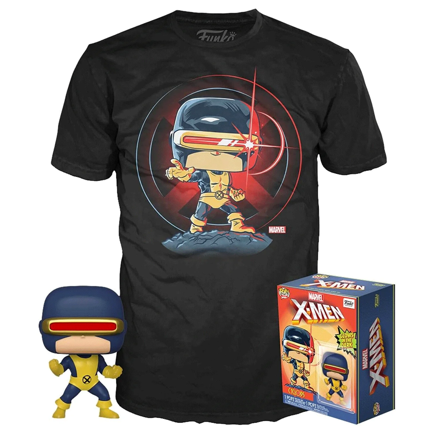 Marvel 80th X-Men Cyclops First Appearance Pop! Vinyl and Tee Set - Image 3