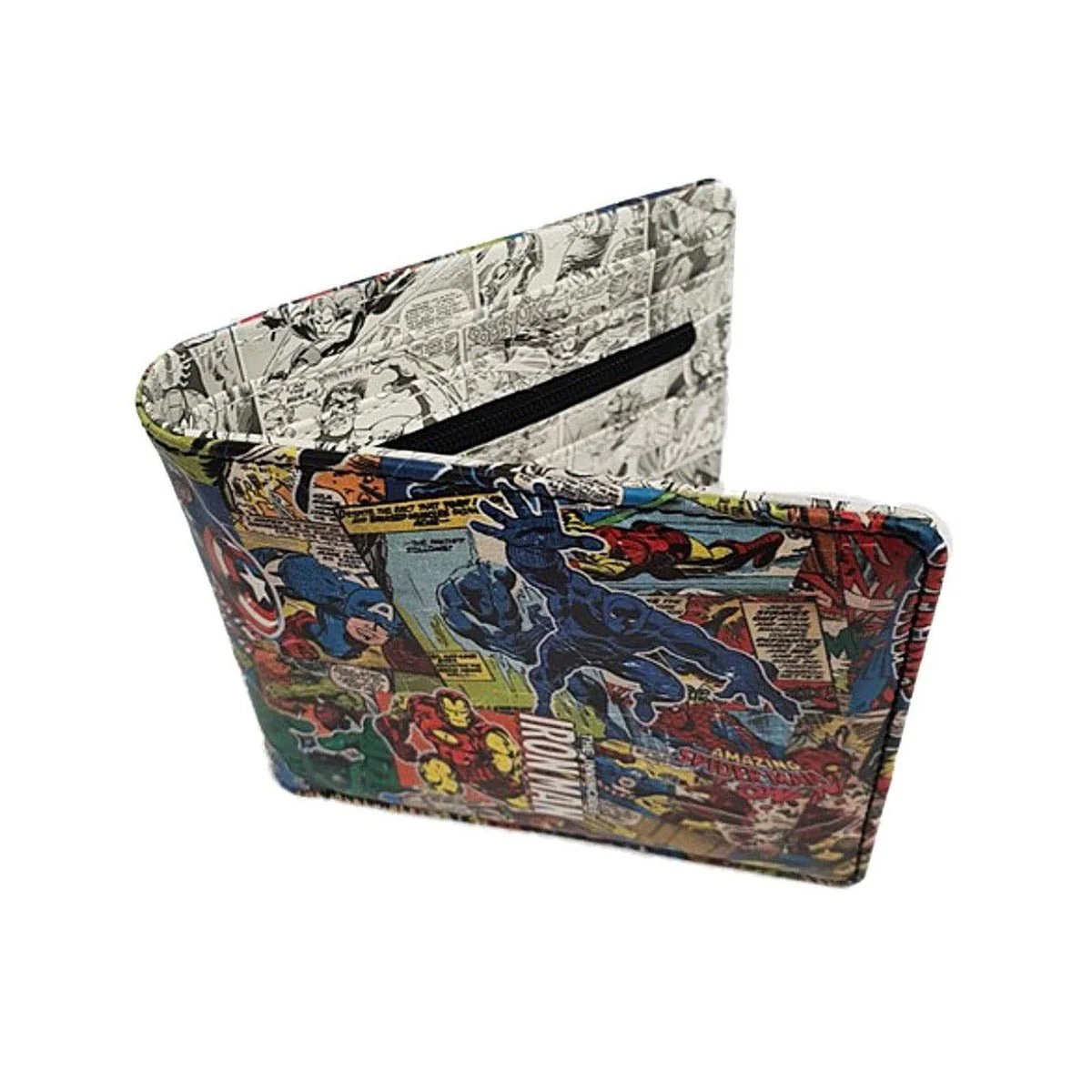 Marvel Allover Print Retro Comic-Style Wallet - Image 3