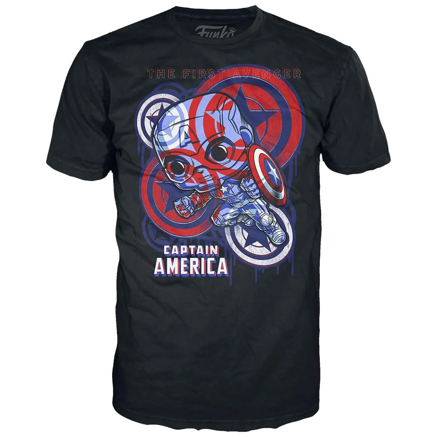 Marvel Captain America Patriotic Age Pop! Vinyl and Tee Set - Image 7