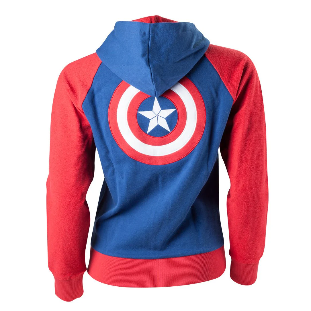 Marvel Captain America Shield Premium Mens Hoodie - Image 6