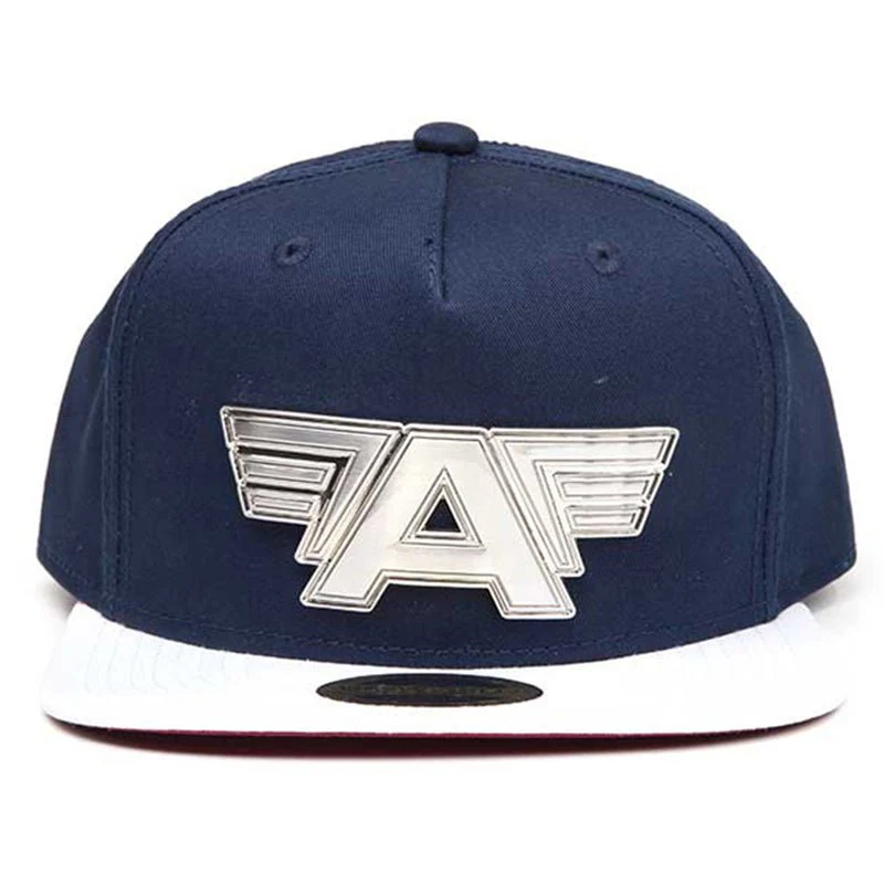 Marvel Captain America Team Cap Snapback Cap with Metal Badge