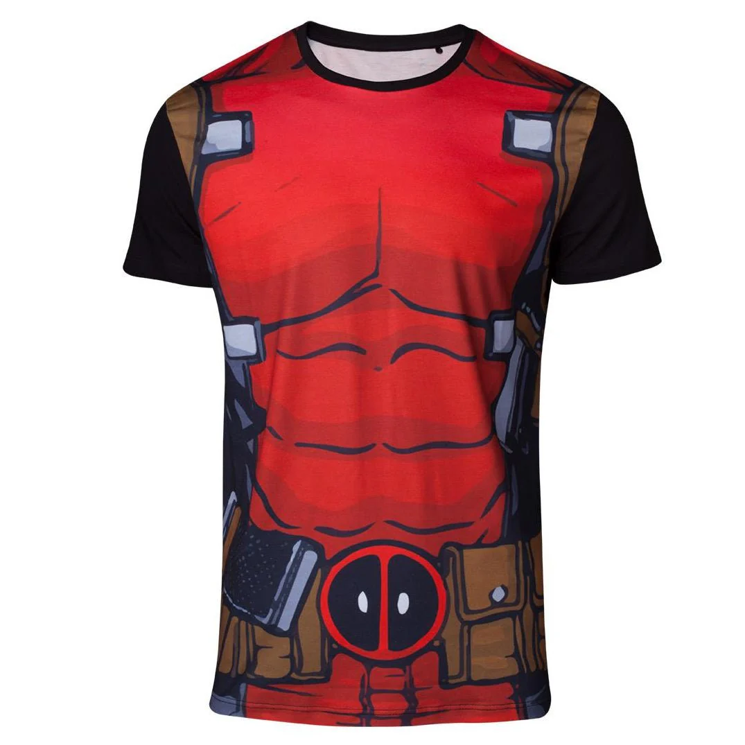 Marvel Deadpool Suit Sublimated T-Shirt - Image 5