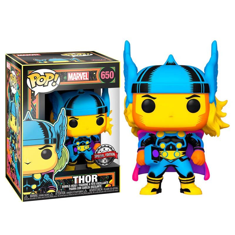 Marvel Funko Pop Vinyl Black Light Thor