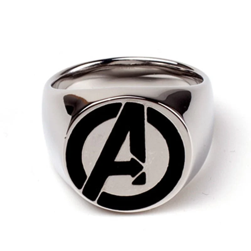 Marvel The Avengers - Avengers Logo Metal Signet Ring - Image 5
