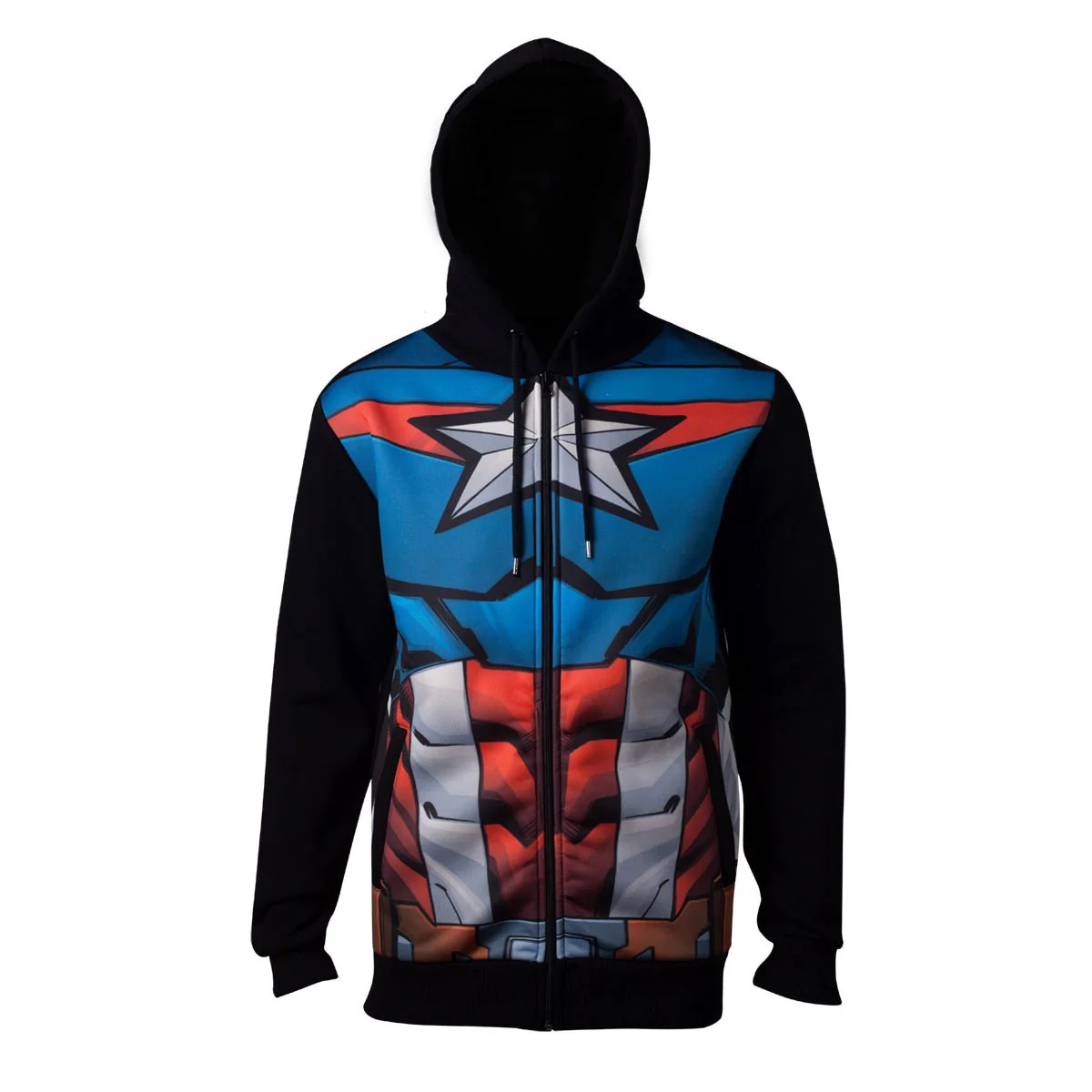 Marvel The Avengers Captain America Sublimated Hoodie - Image 7