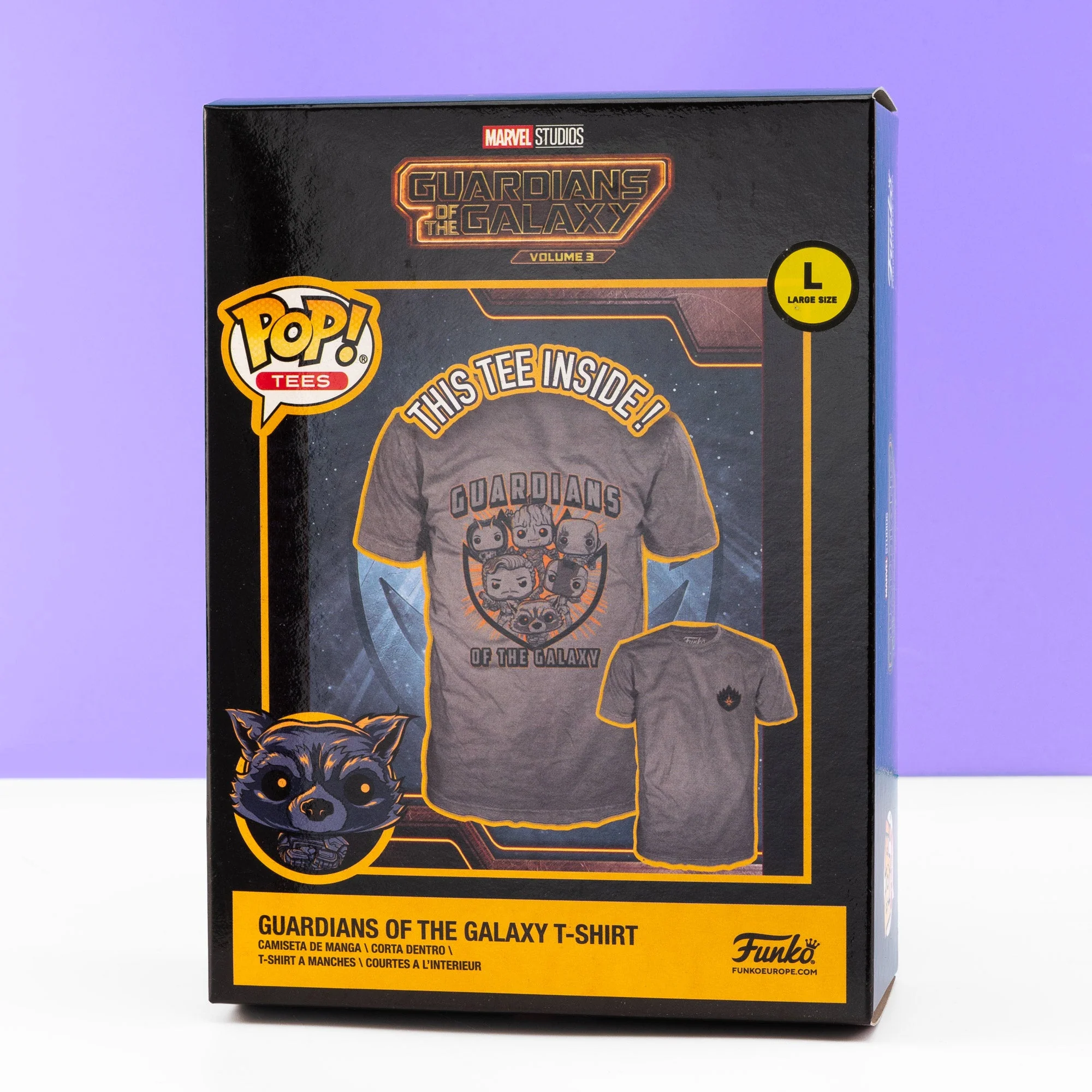 Marvel GOTG 3 Group Finale Funko Boxed Tee - Image 2