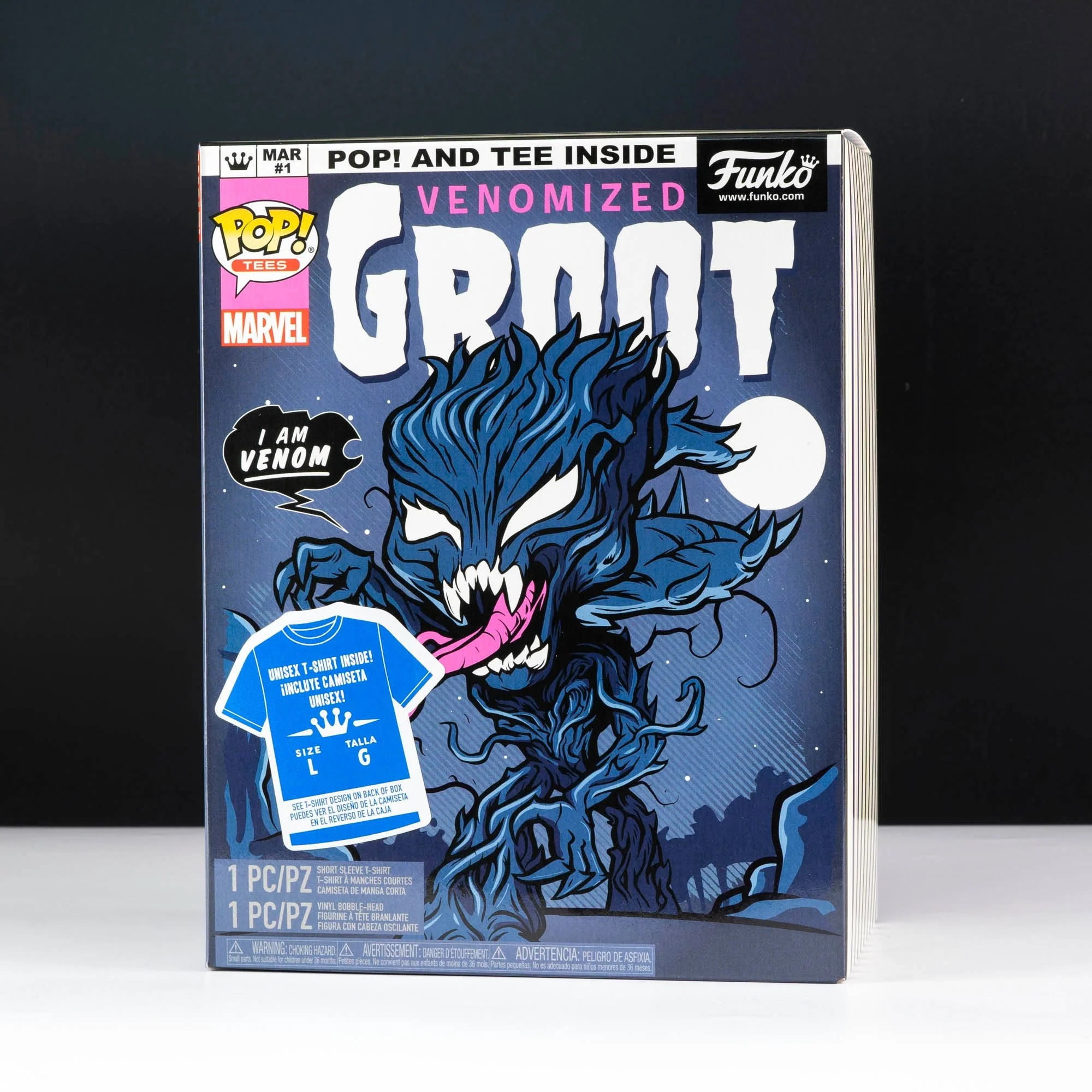 Marvel Venom Groot Pop! Vinyl and Tee Set - Image 2